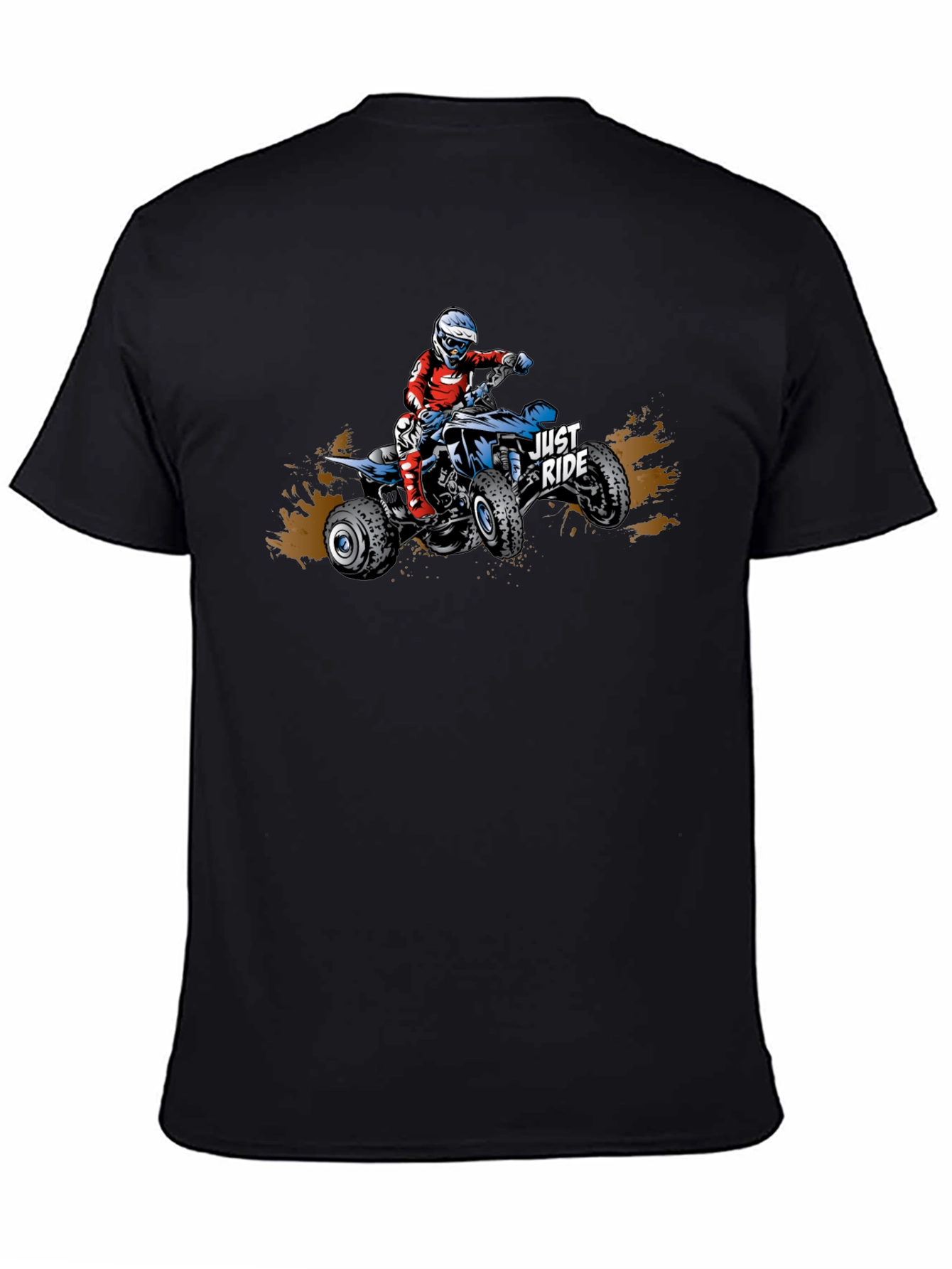 Just Ride ATV T-Shirt - Motocross Rider Tee