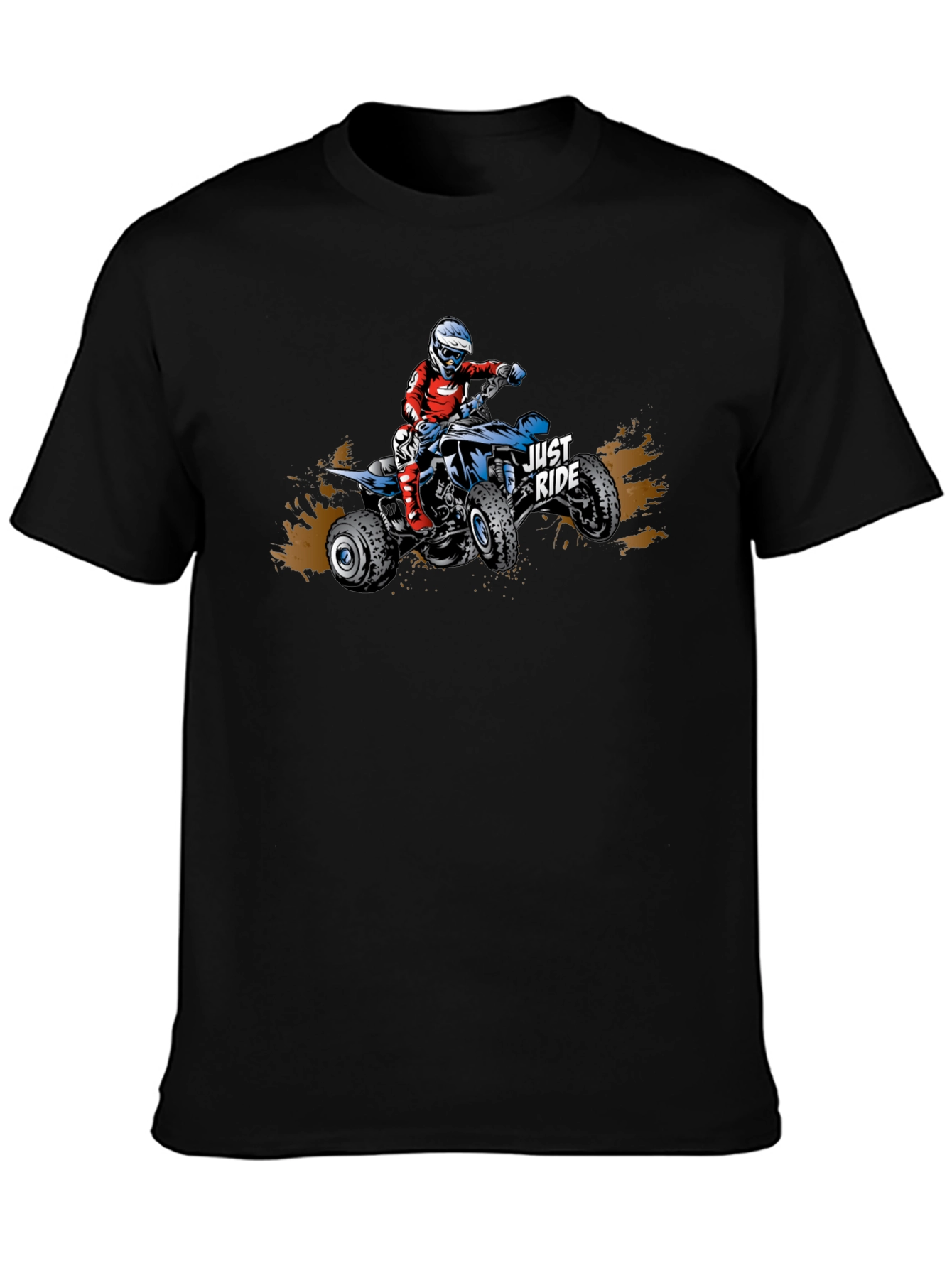 Just Ride ATV T-Shirt - Motocross Rider Tee
