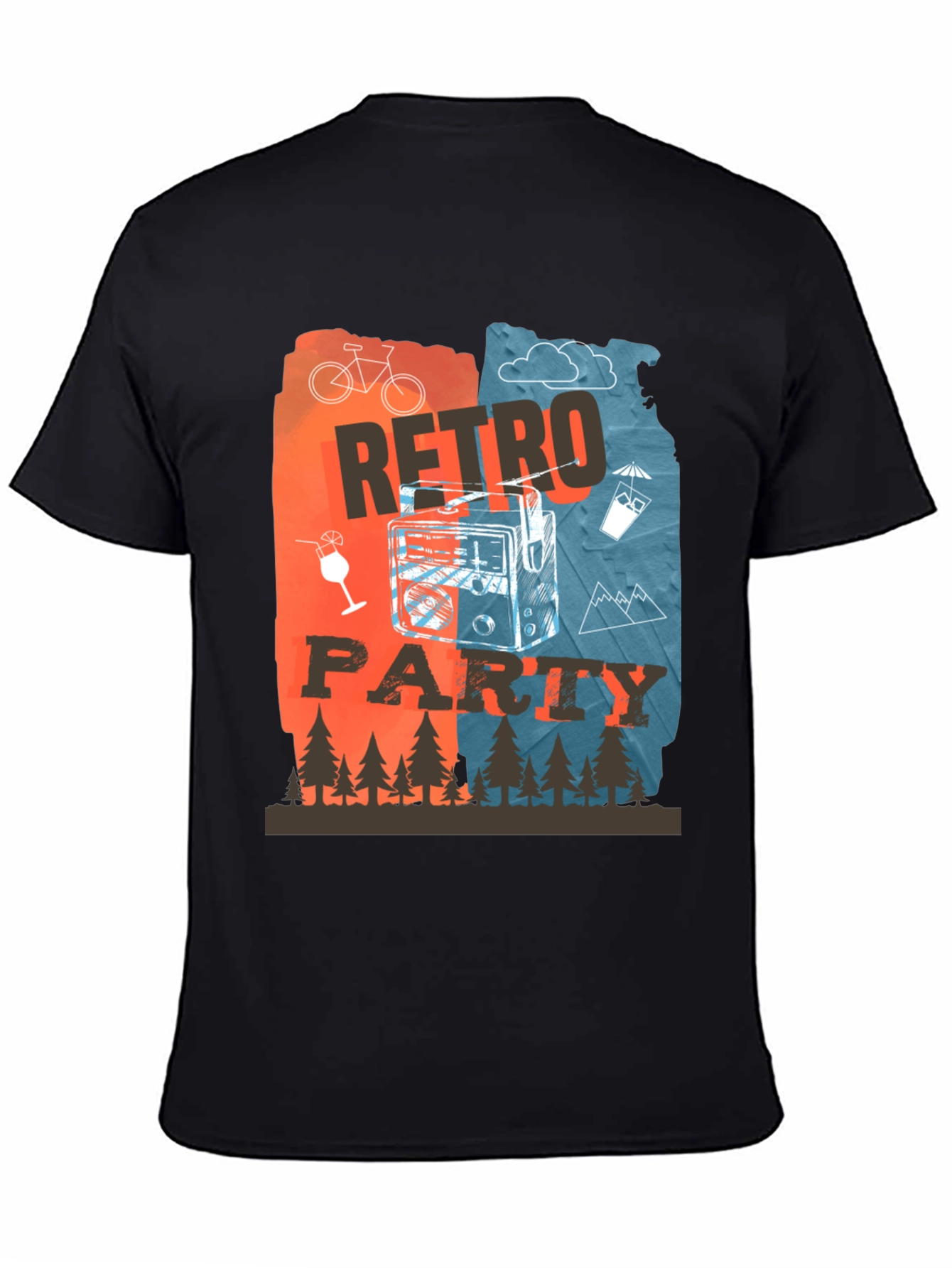Retro Party Graphic T-Shirt