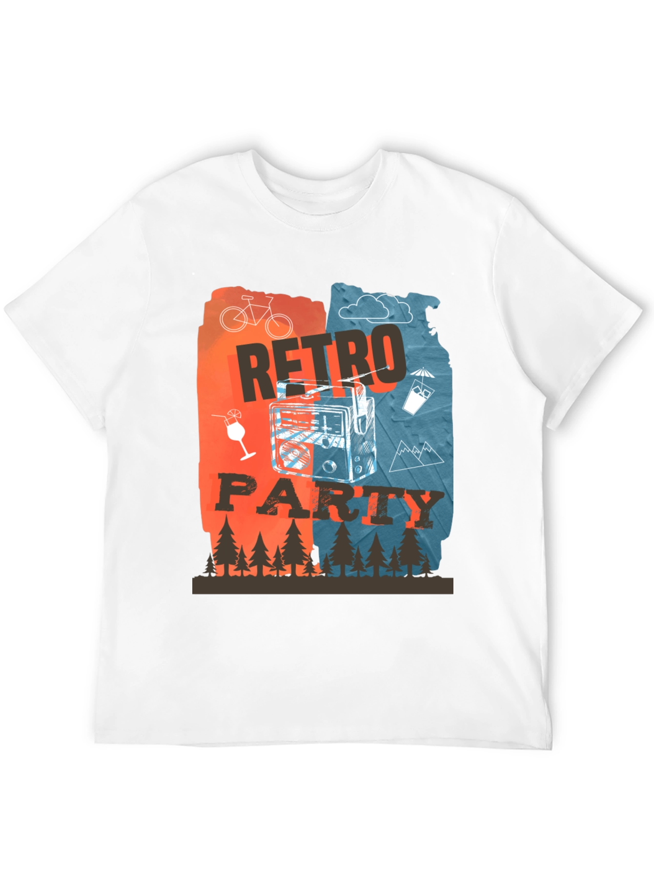 Retro Party Graphic T-Shirt