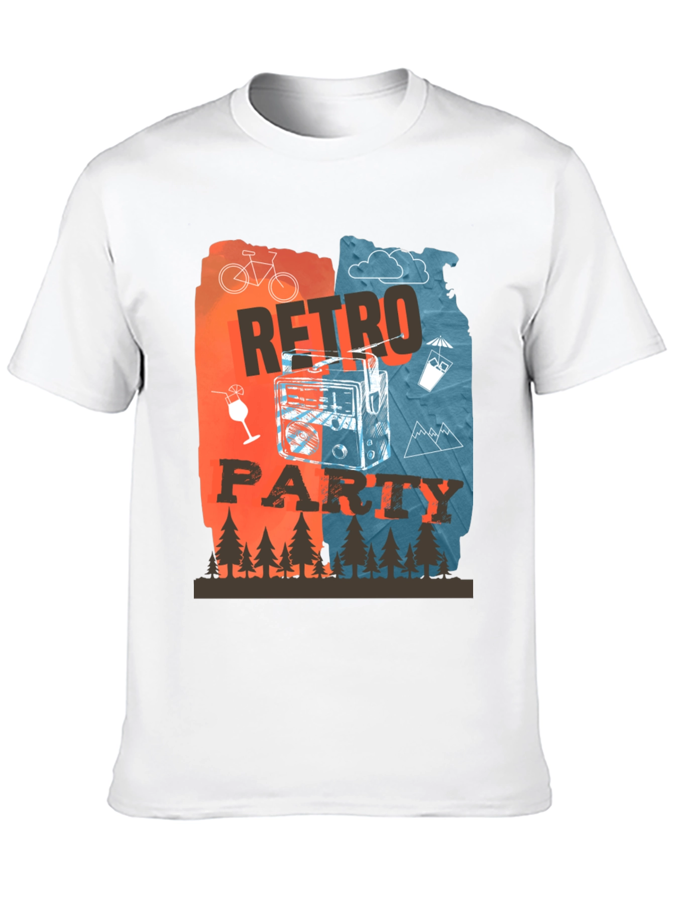 Retro Party Graphic T-Shirt