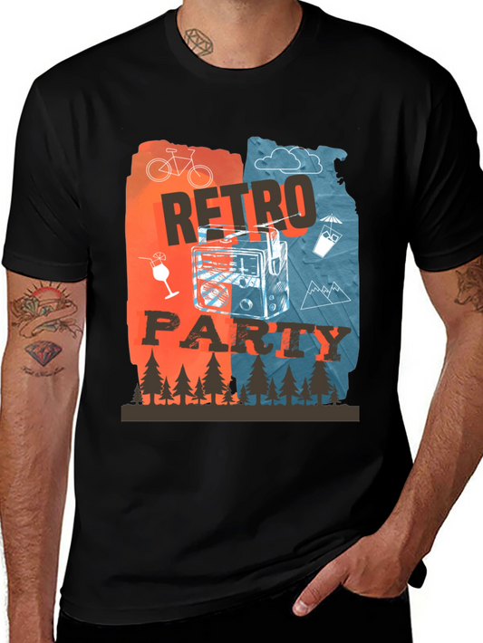 Retro Party Graphic T-Shirt