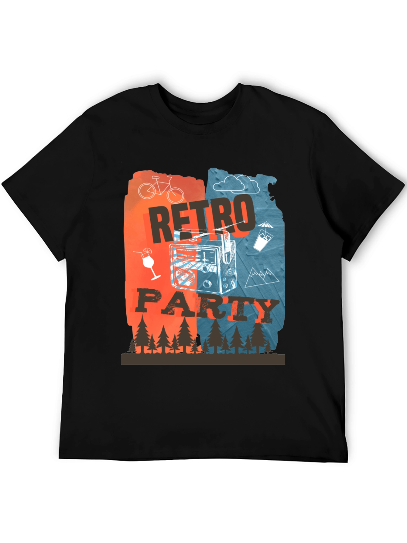 Retro Party Graphic T-Shirt