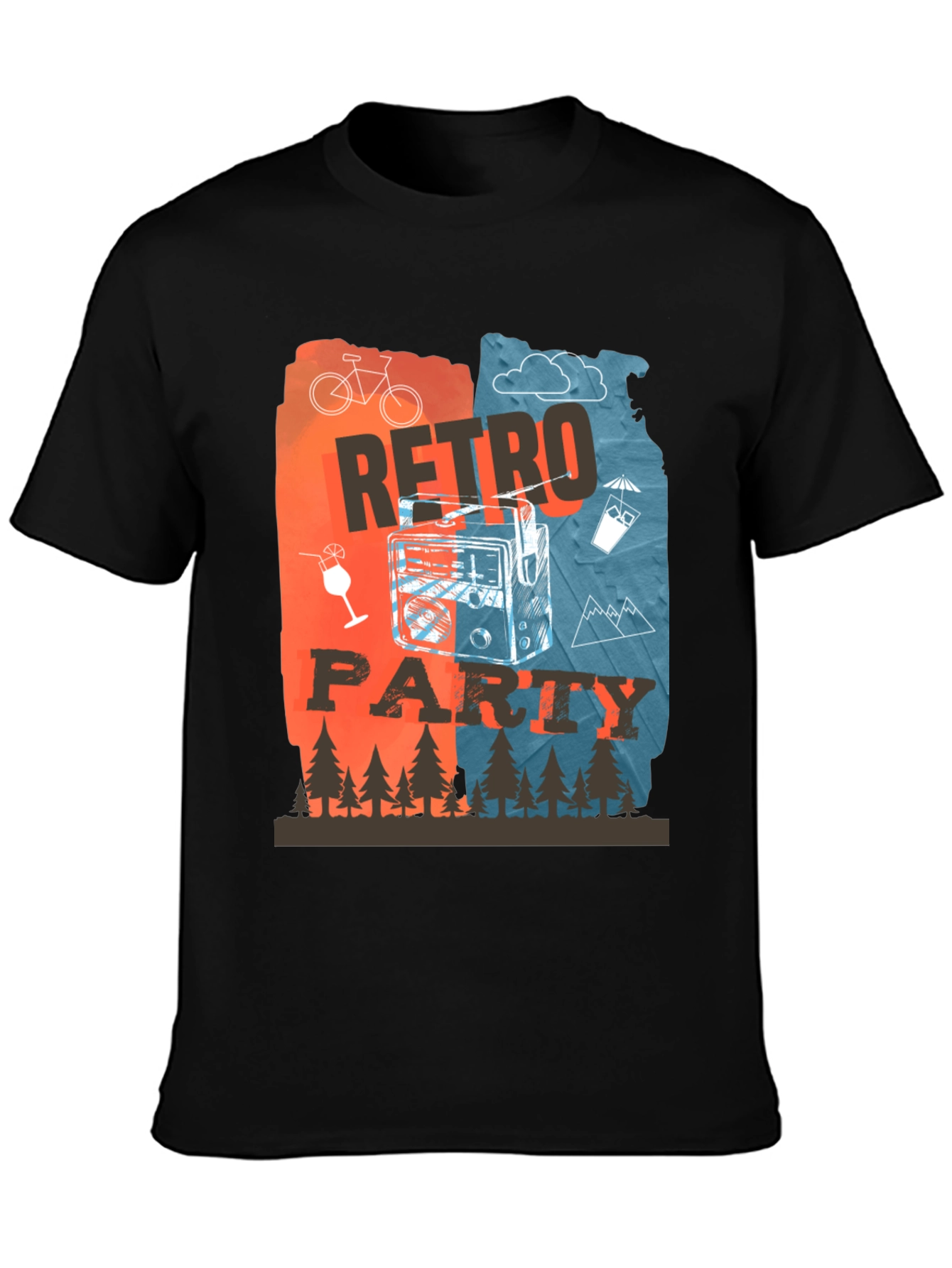 Retro Party Graphic T-Shirt