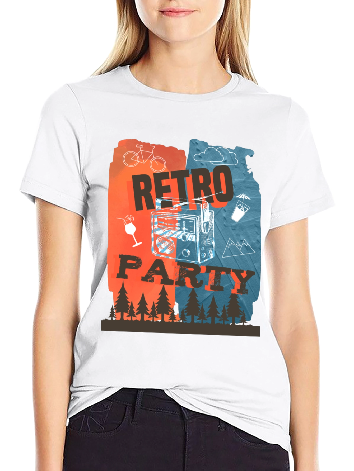 Retro Party Graphic T-Shirt
