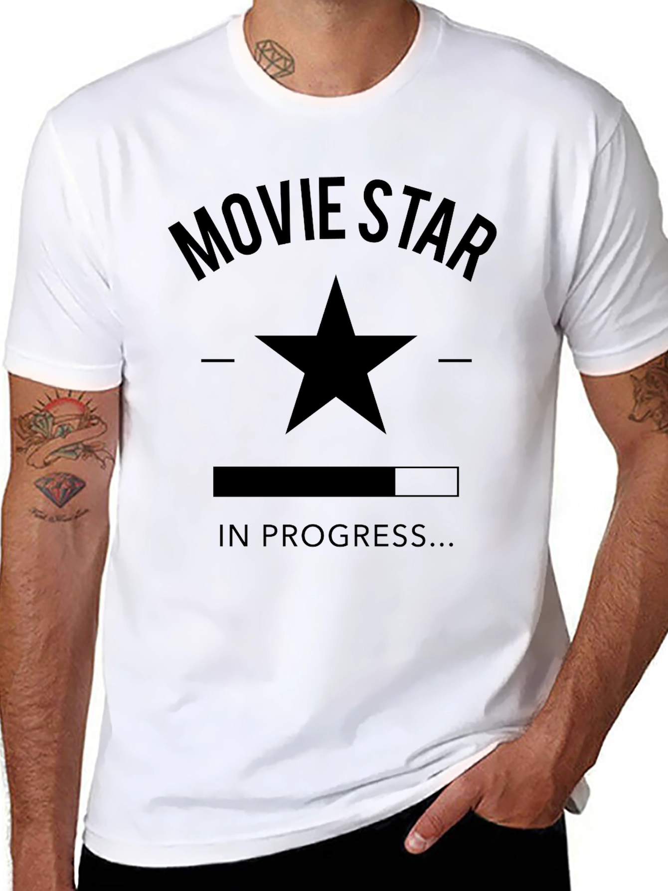 Movie Star In Progress Graphic T-Shirt