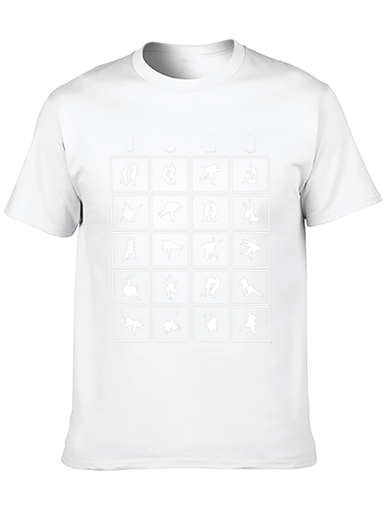 Martial Arts Silhouette Graphic Tee
