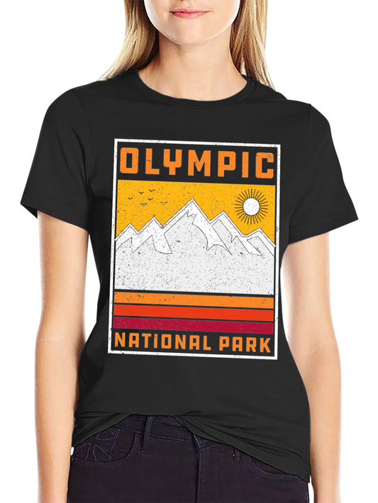 Olympic National Park T-Shirt - Mountain Graphic Tee