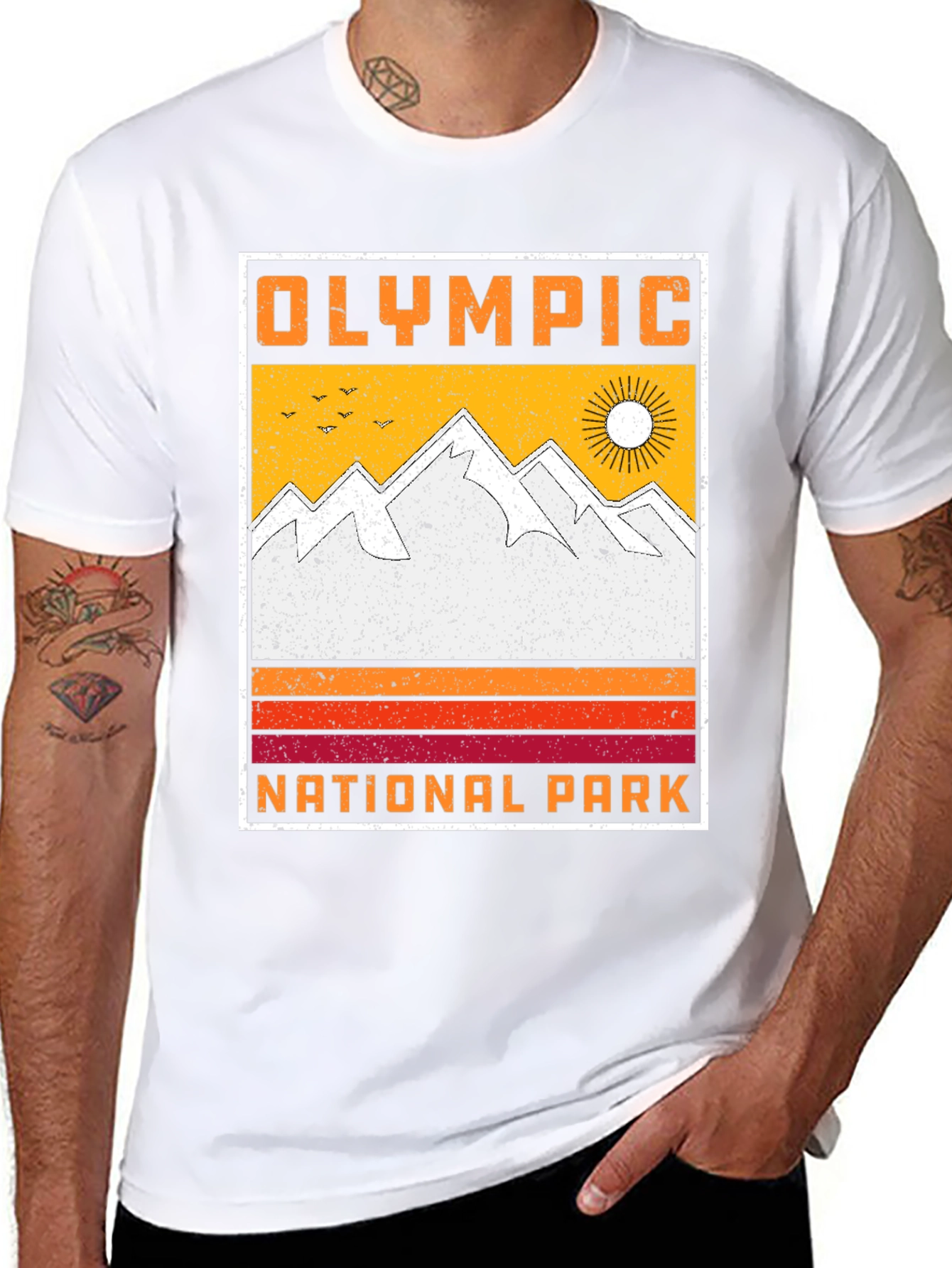 Olympic National Park T-Shirt - Mountain Graphic Tee