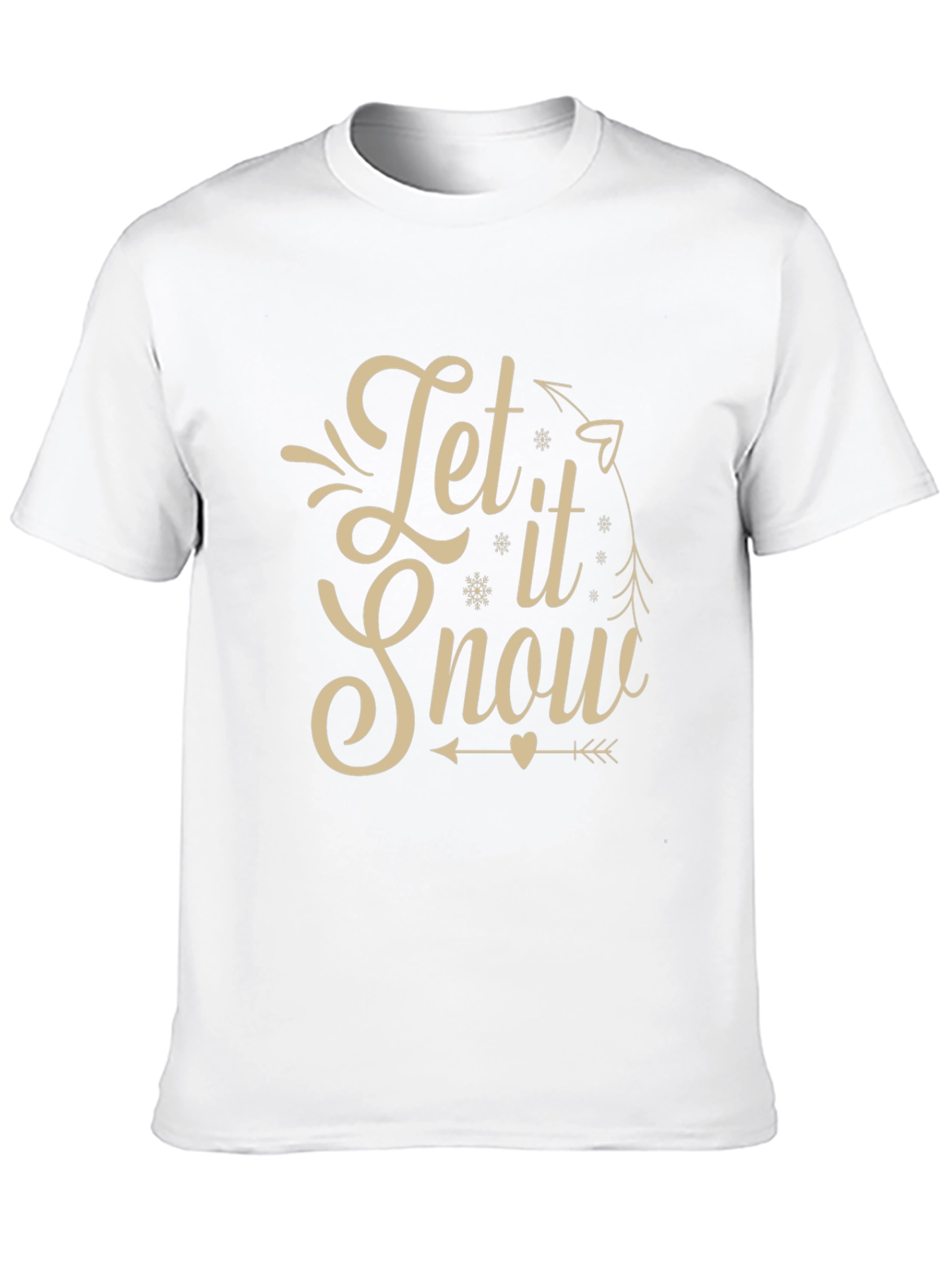 Let It Snow Graphic Tee - Holiday Season Shirt