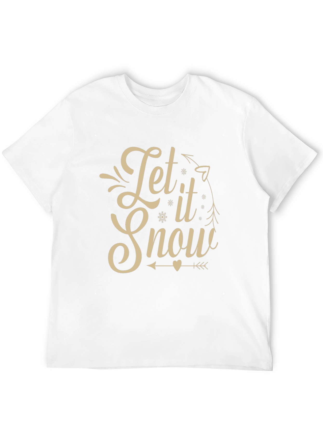 Let It Snow Graphic Tee - Holiday Season Shirt