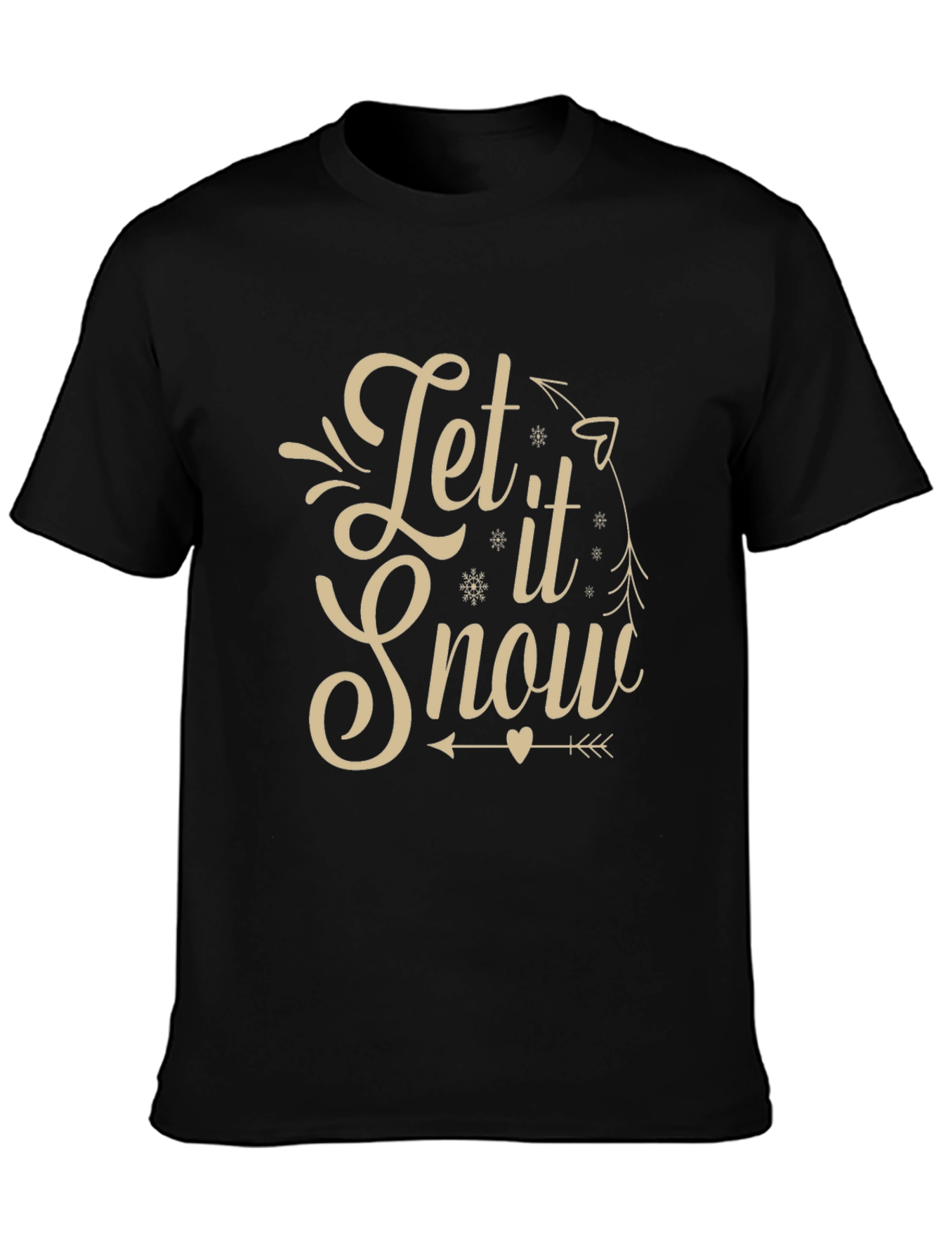 Let It Snow Graphic Tee - Holiday Season Shirt