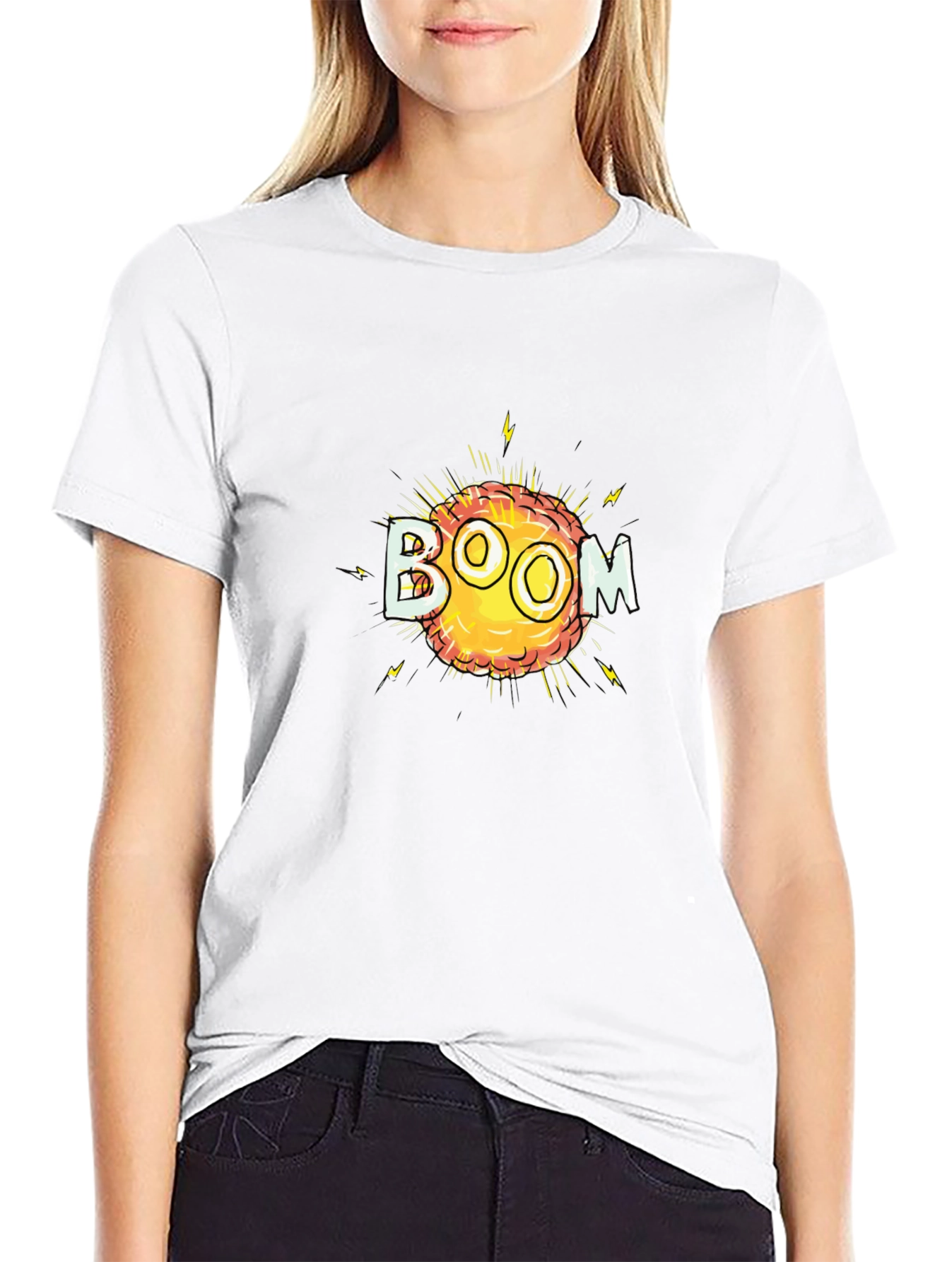 Boom Graphic Print T-Shirt