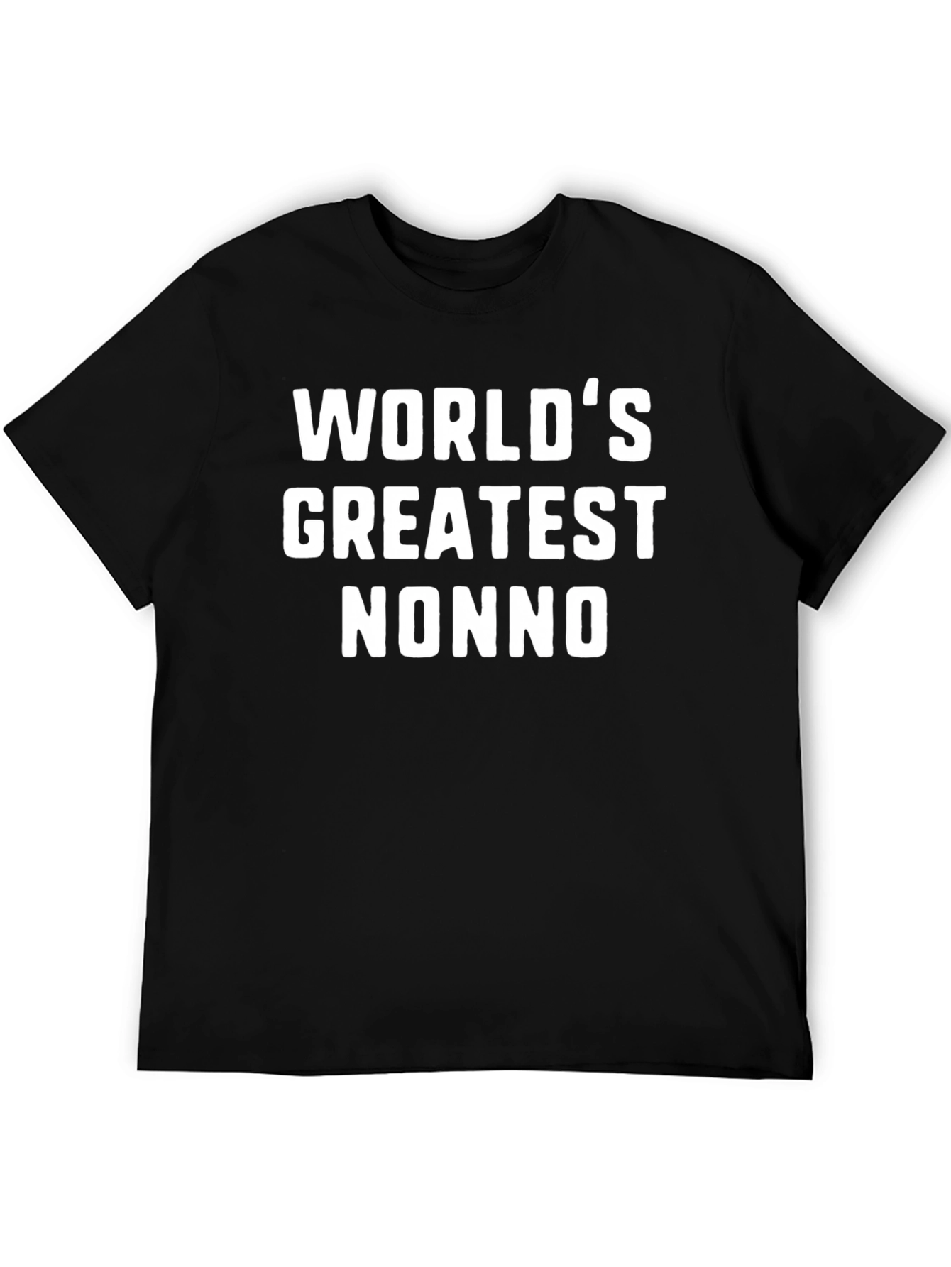 Worlds Greatest Nonno Black T-Shirt