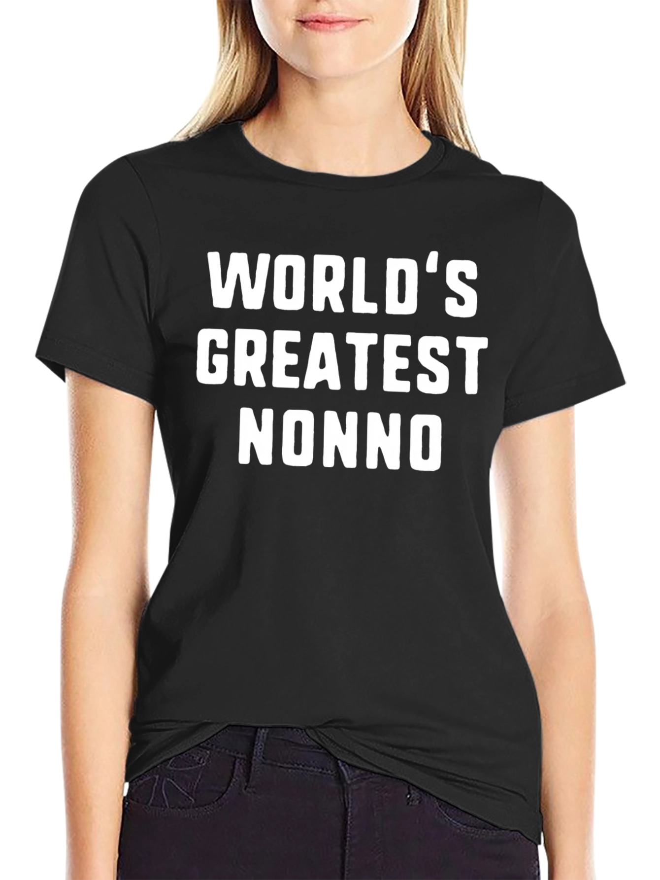 Worlds Greatest Nonno Black T-Shirt
