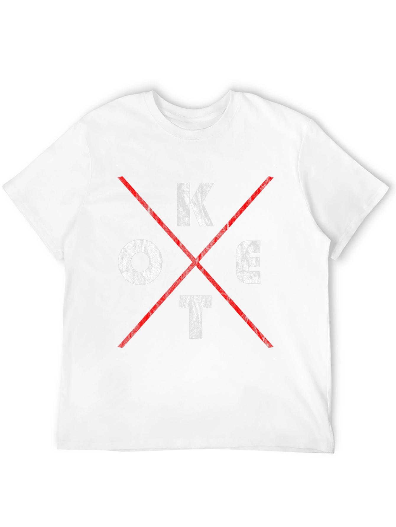 KC Tee - Distressed Graphic T-Shirt