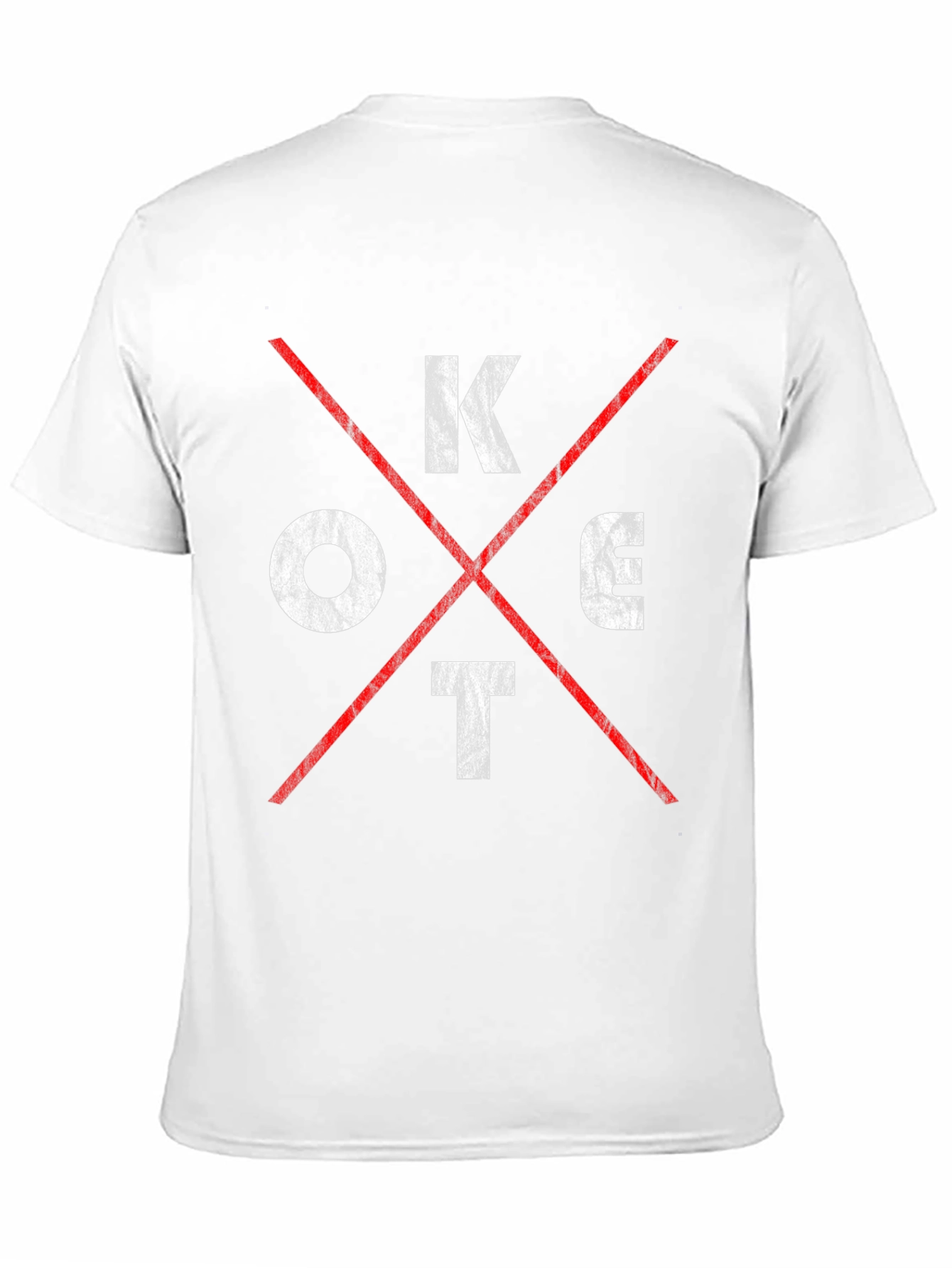 KC Tee - Distressed Graphic T-Shirt