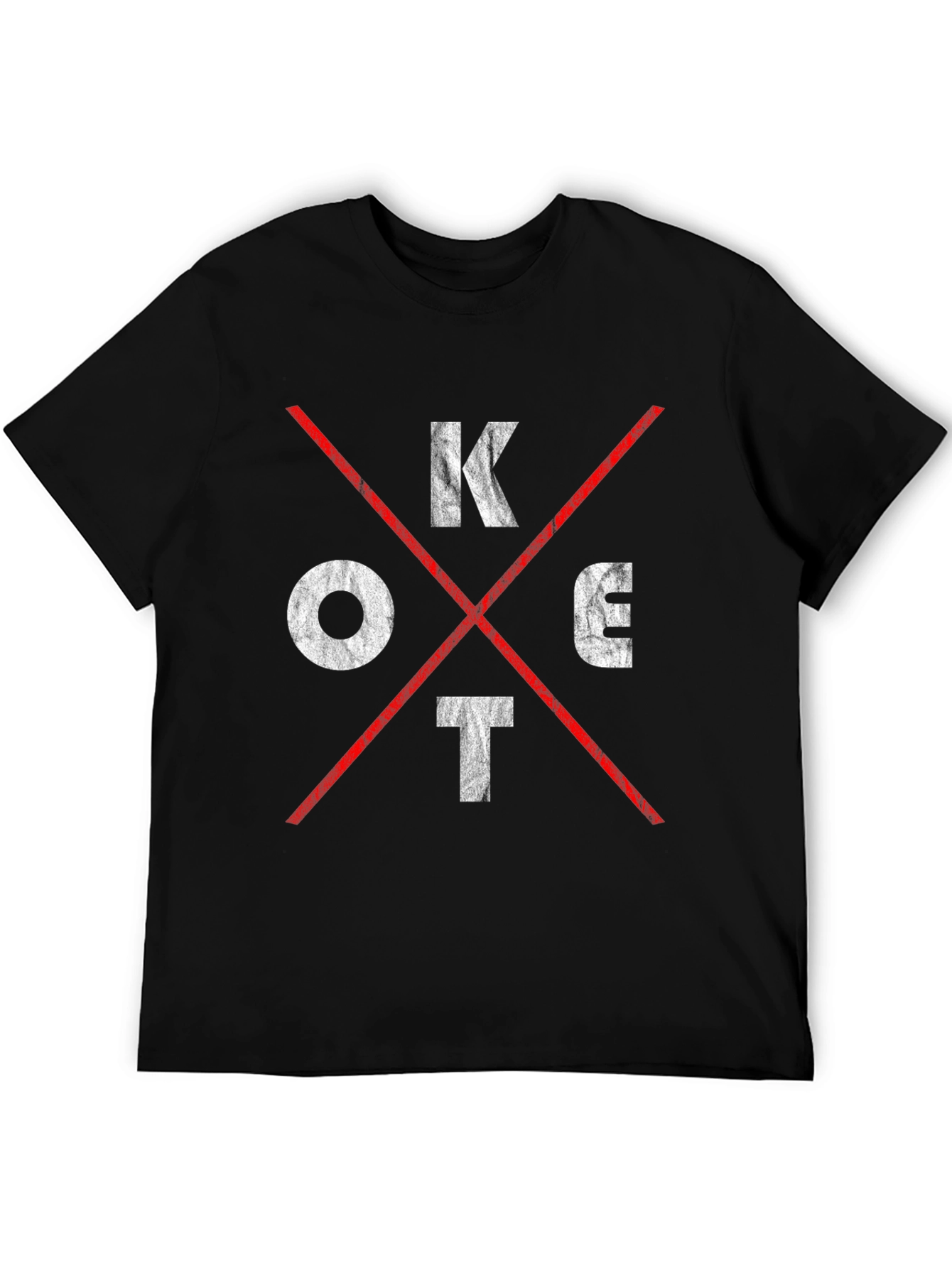 KC Tee - Distressed Graphic T-Shirt
