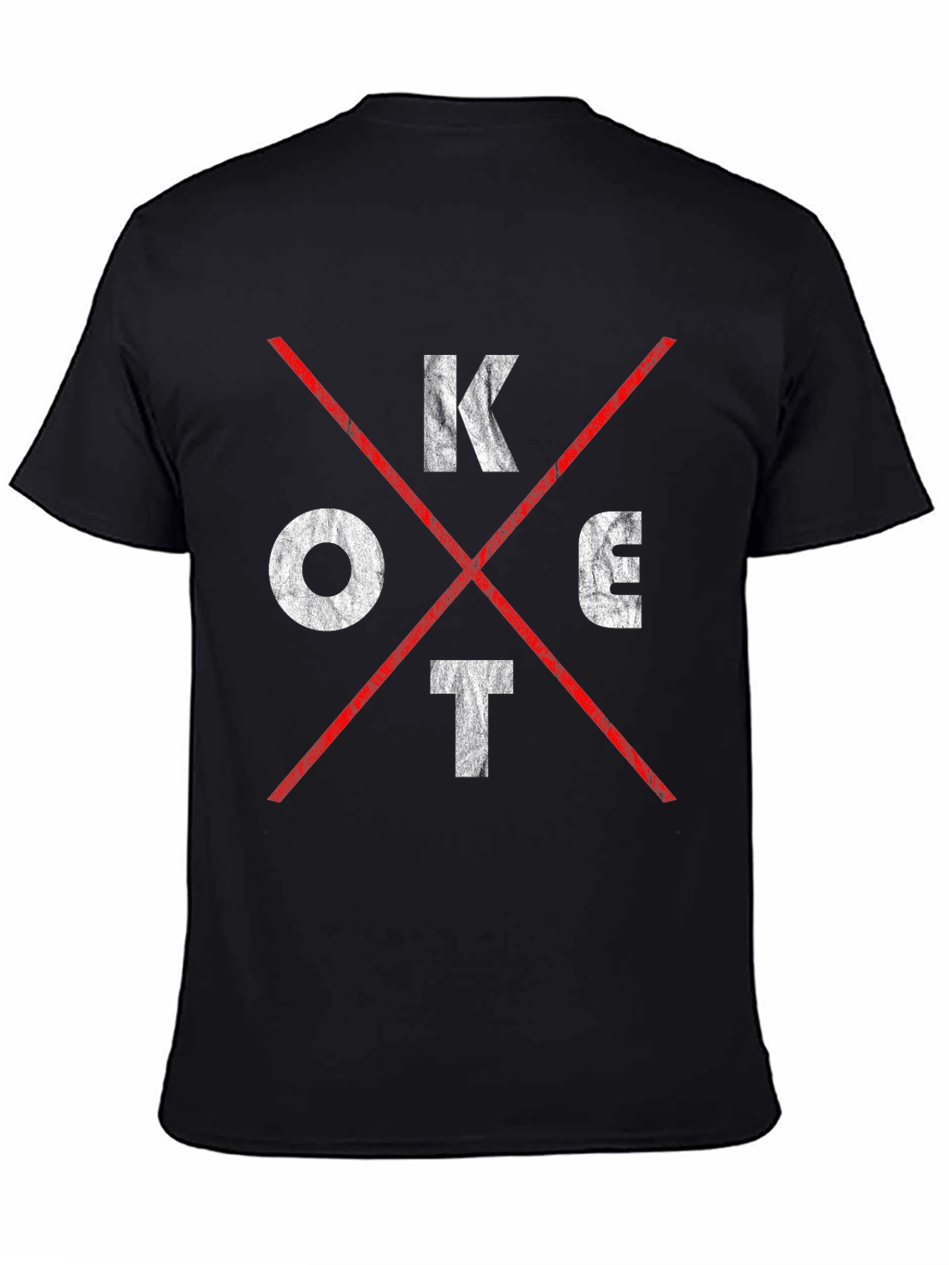 KC Tee - Distressed Graphic T-Shirt