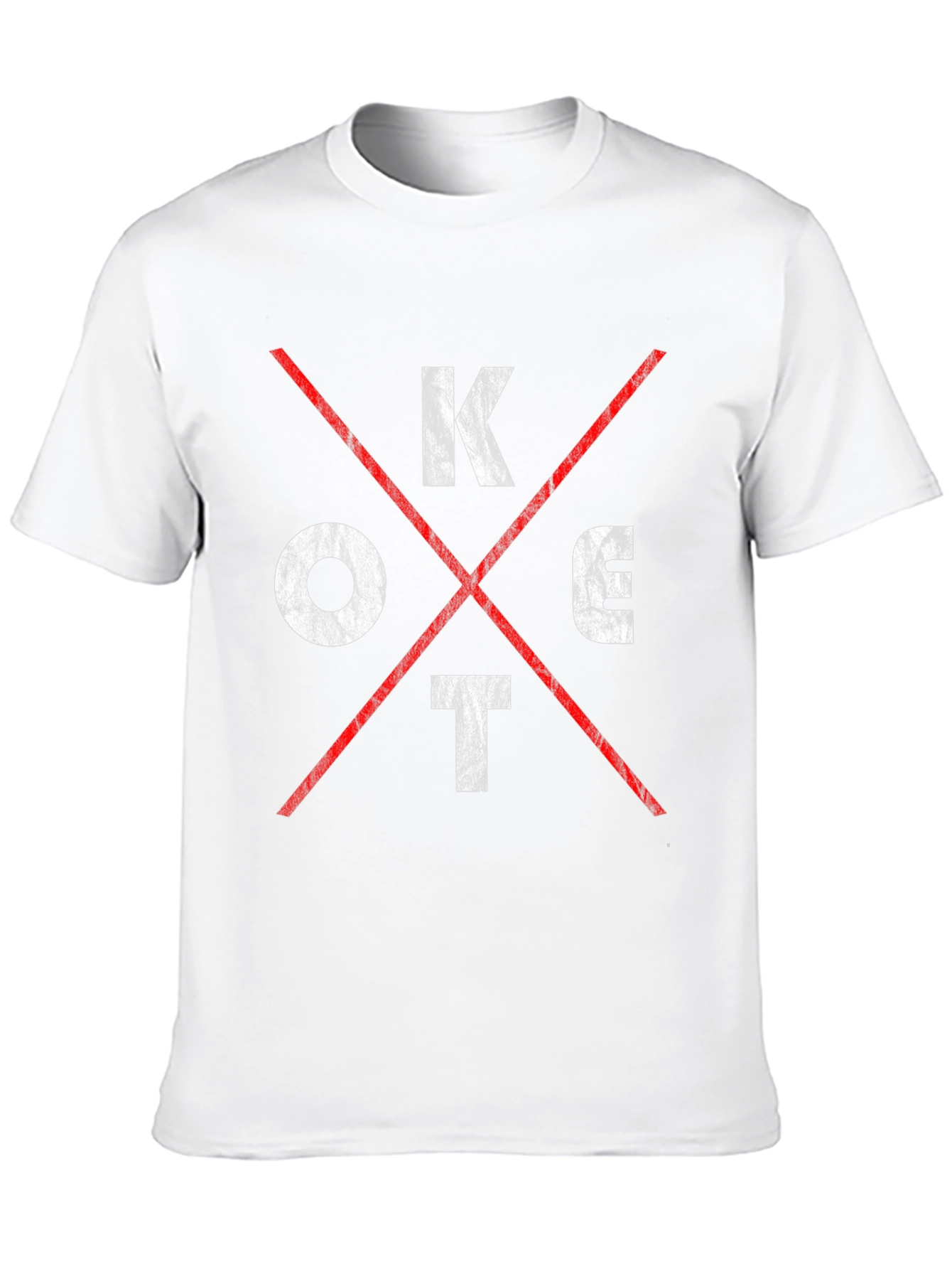 KC Tee - Distressed Graphic T-Shirt