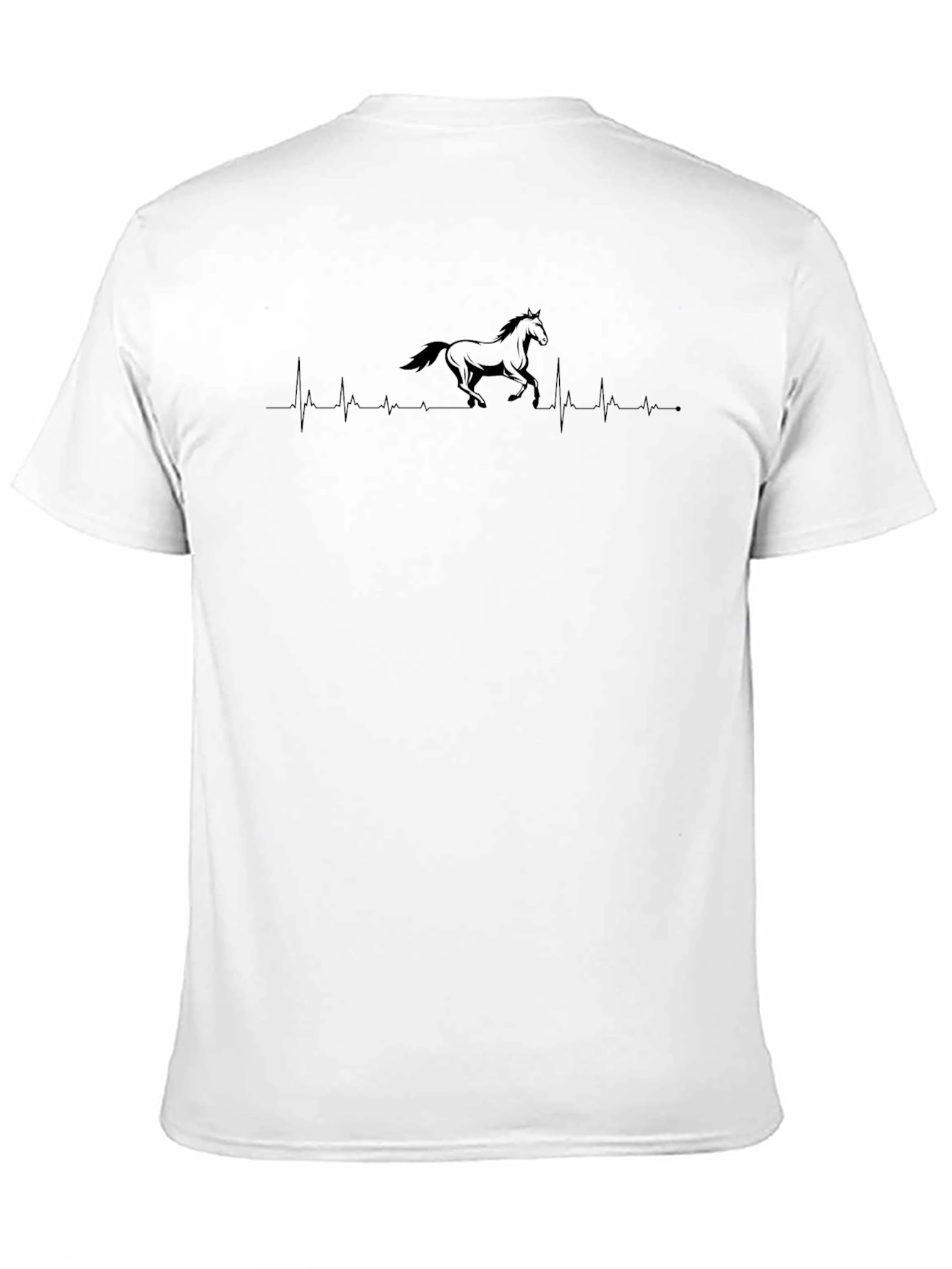 Horse Heartbeat T-Shirt - Equestrian Style