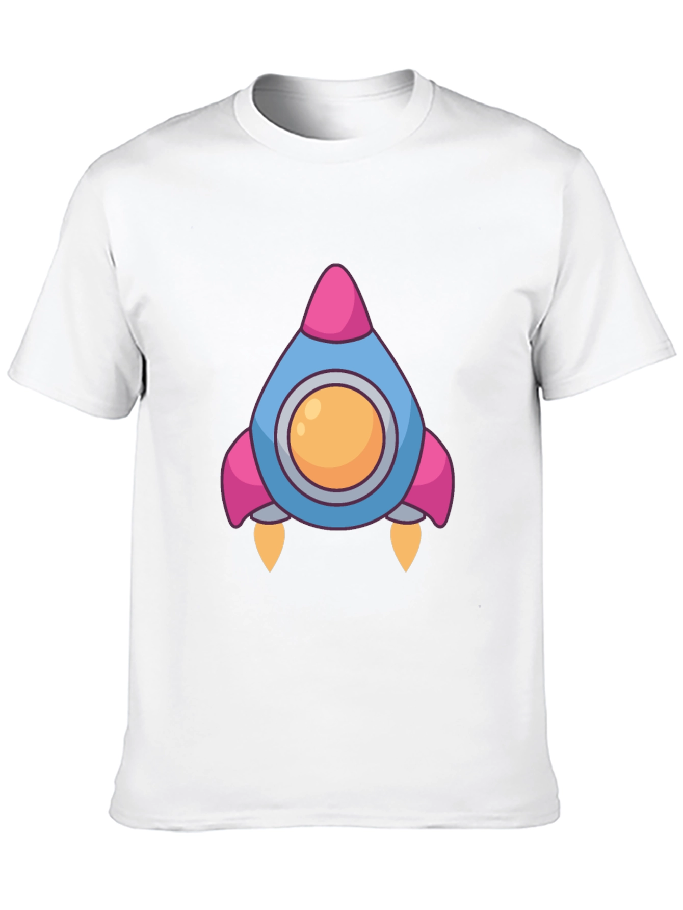 Rocket Graphic Black T-Shirt