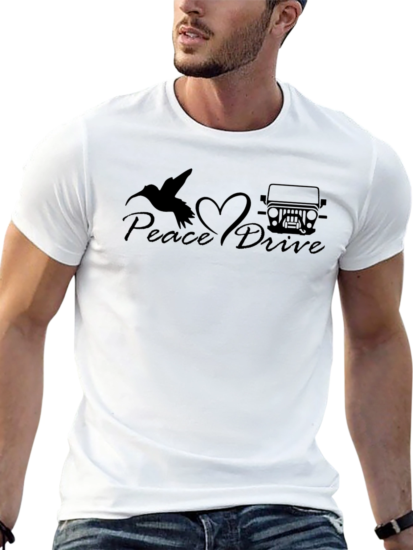 Peace Drive Graphic T-Shirt: Comfort & Style