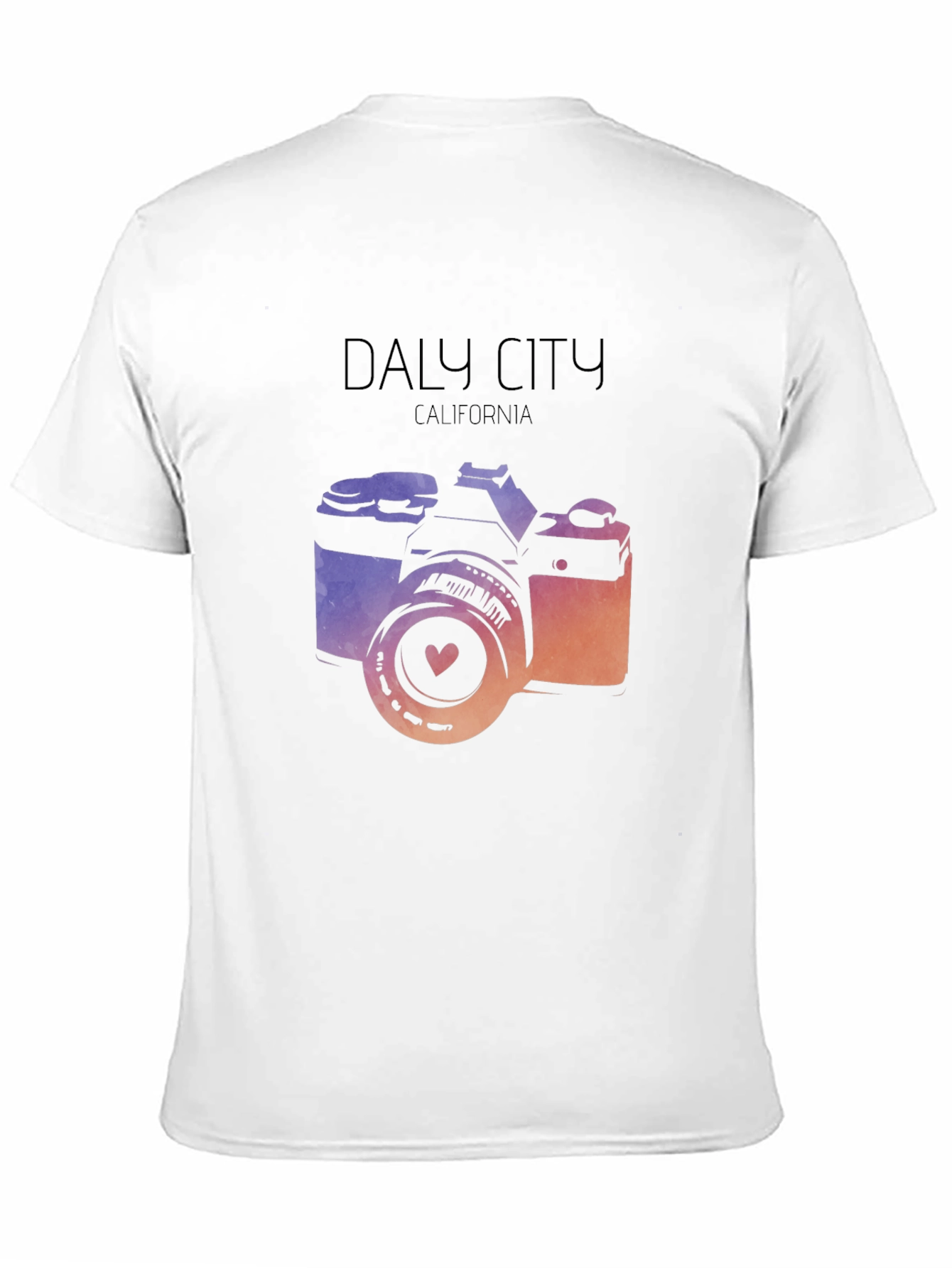 Daly City California Camera Graphic Tee