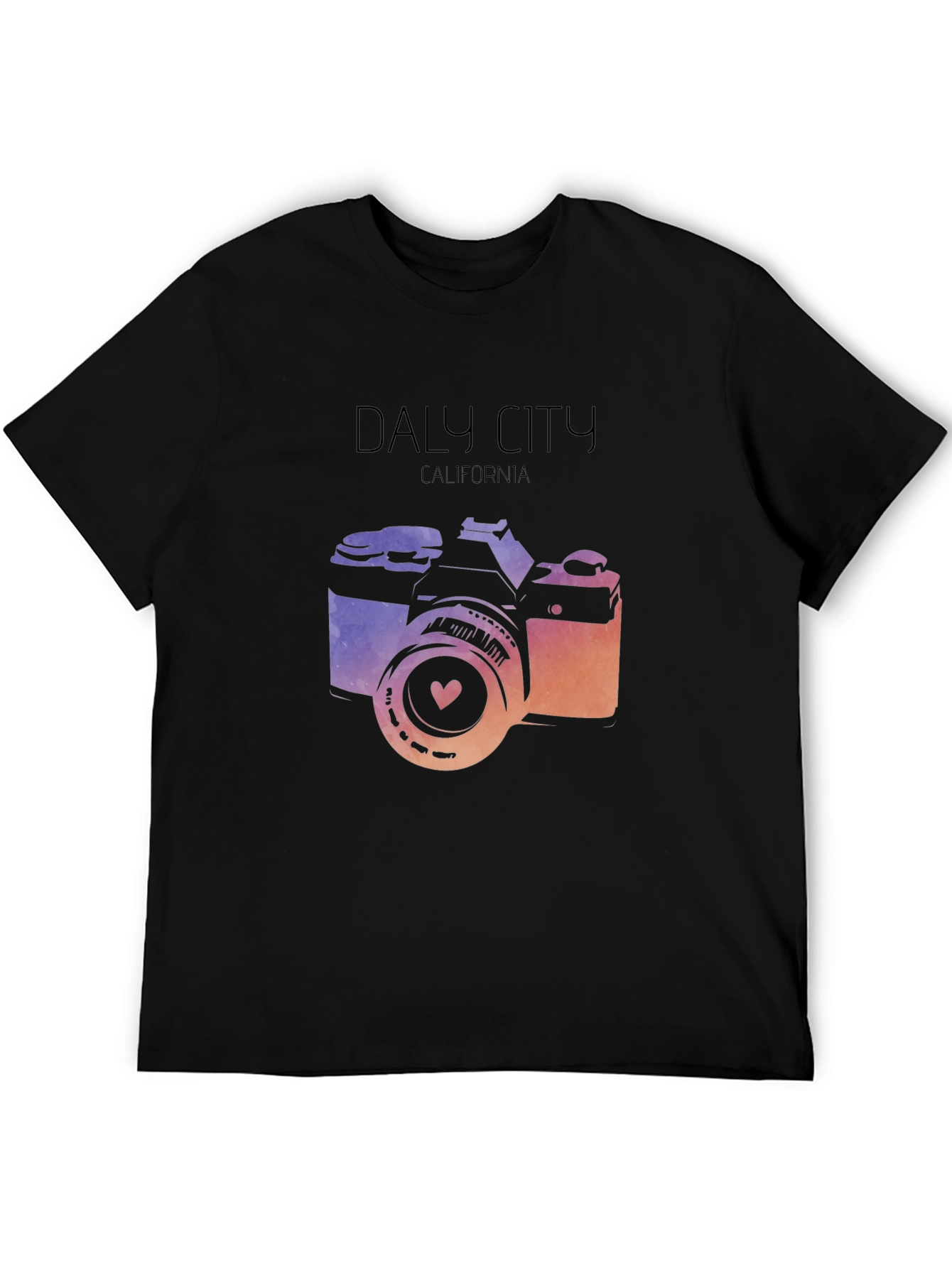 Daly City California Camera Graphic Tee