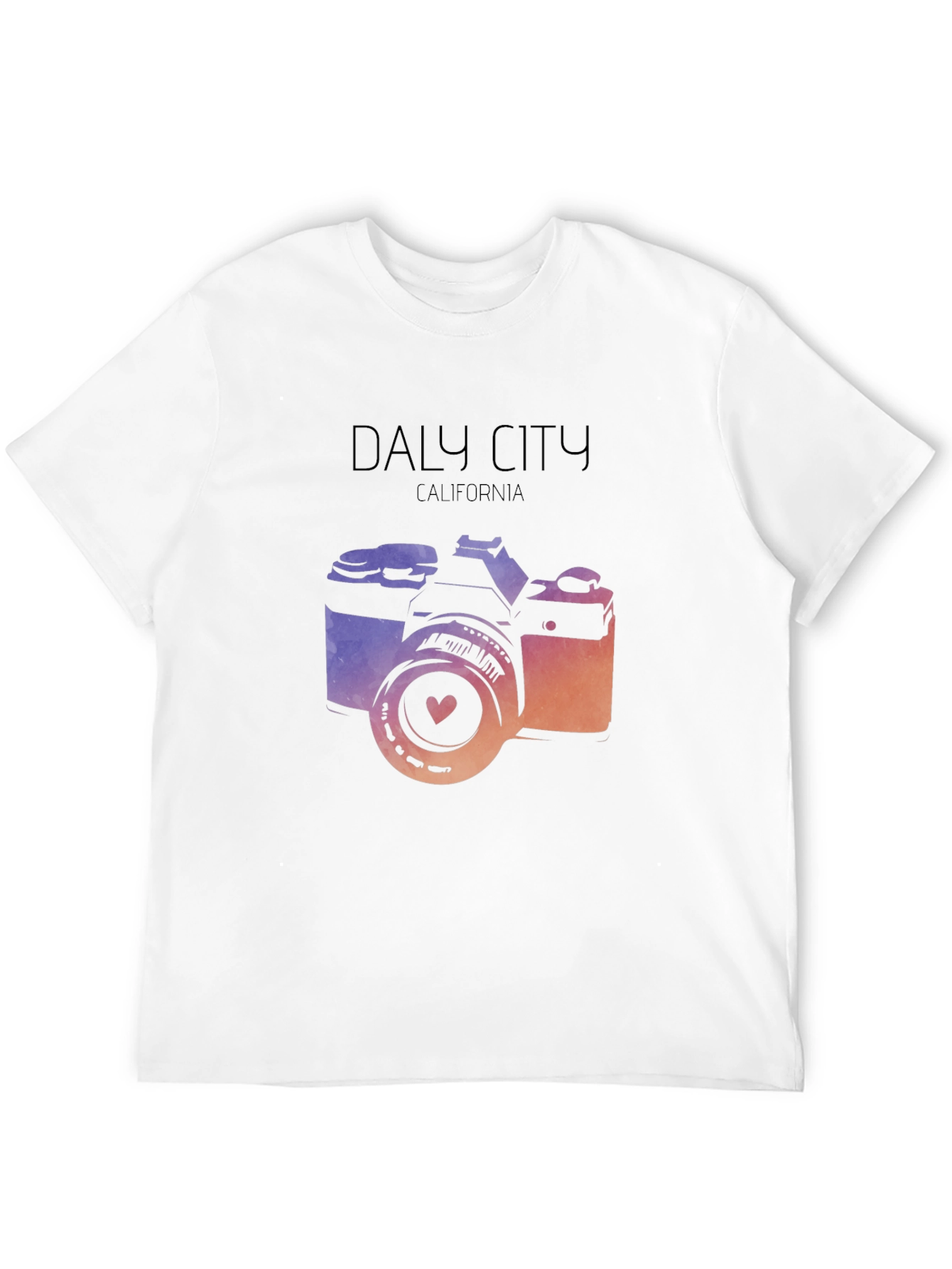 Daly City California Camera Graphic Tee