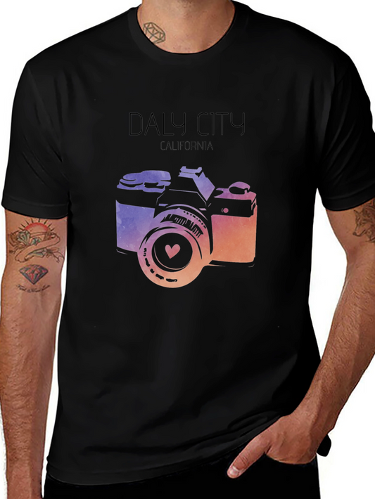 Daly City California Camera Graphic Tee