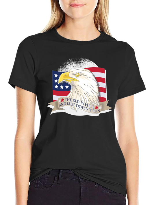 Red White & Blue Patriotic Eagle T-Shirt