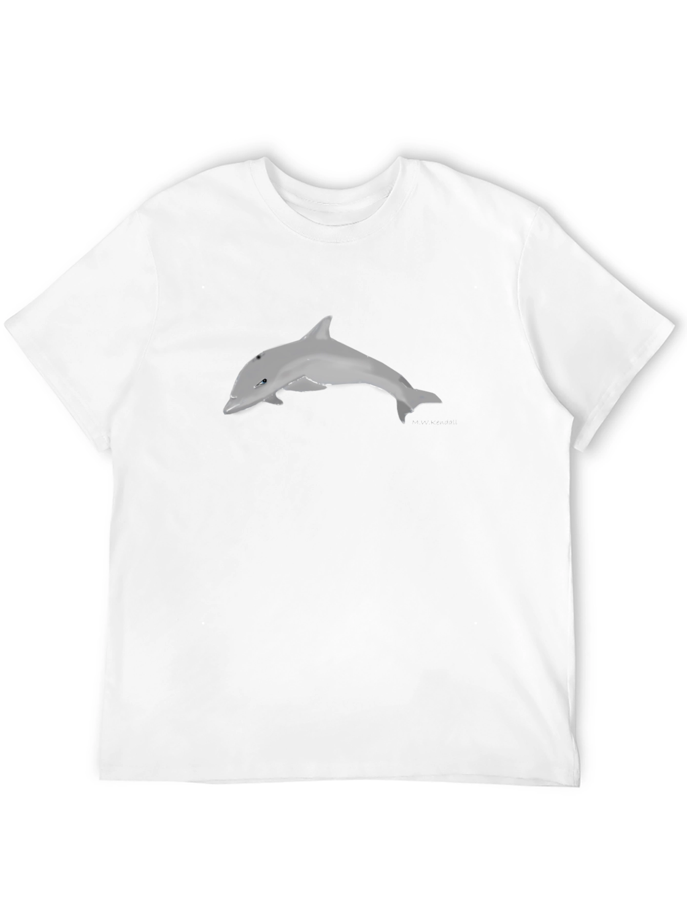 Dolphin Graphic Tee - Black Comfort Fit