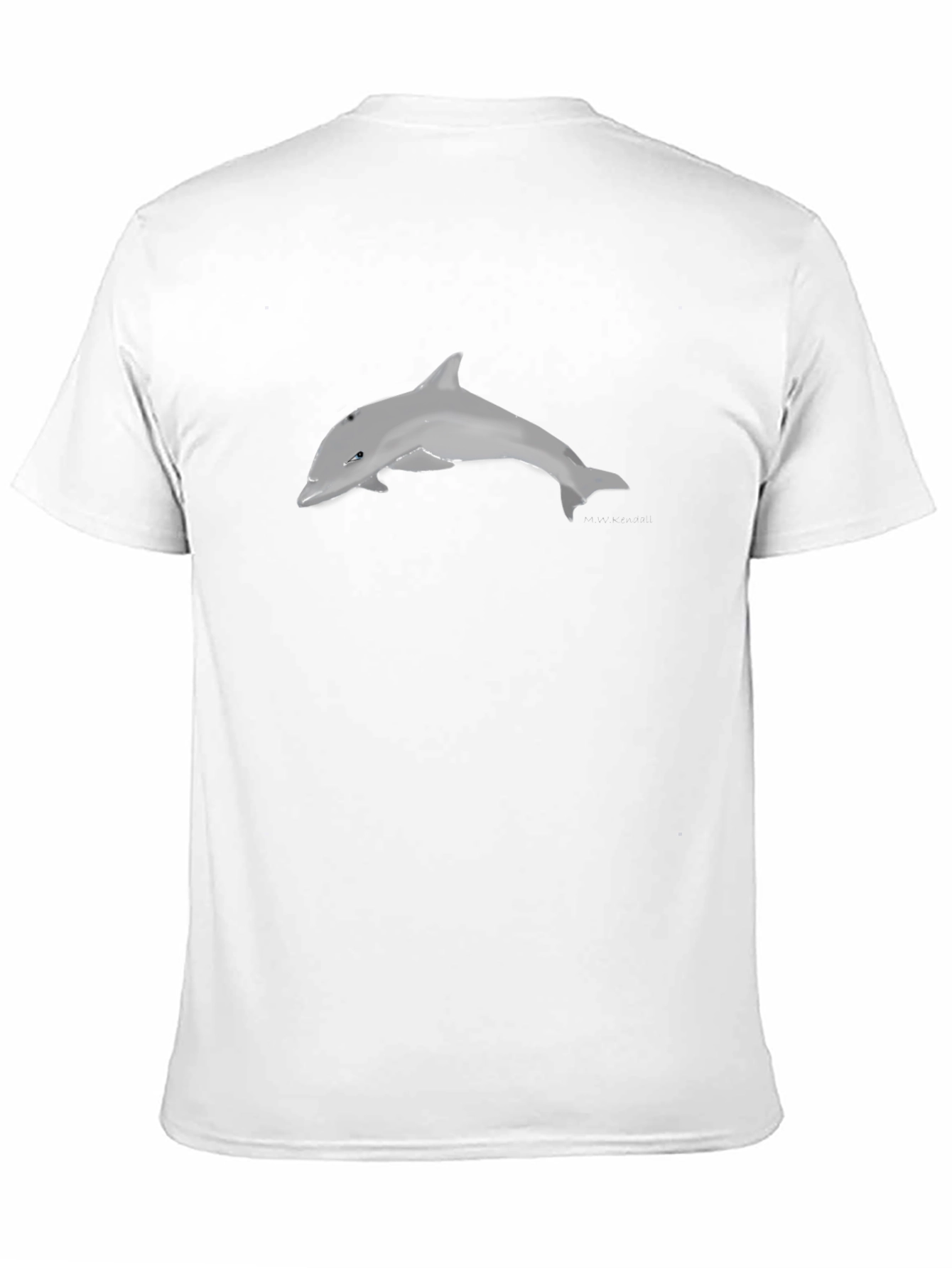 Dolphin Graphic Tee - Black Comfort Fit