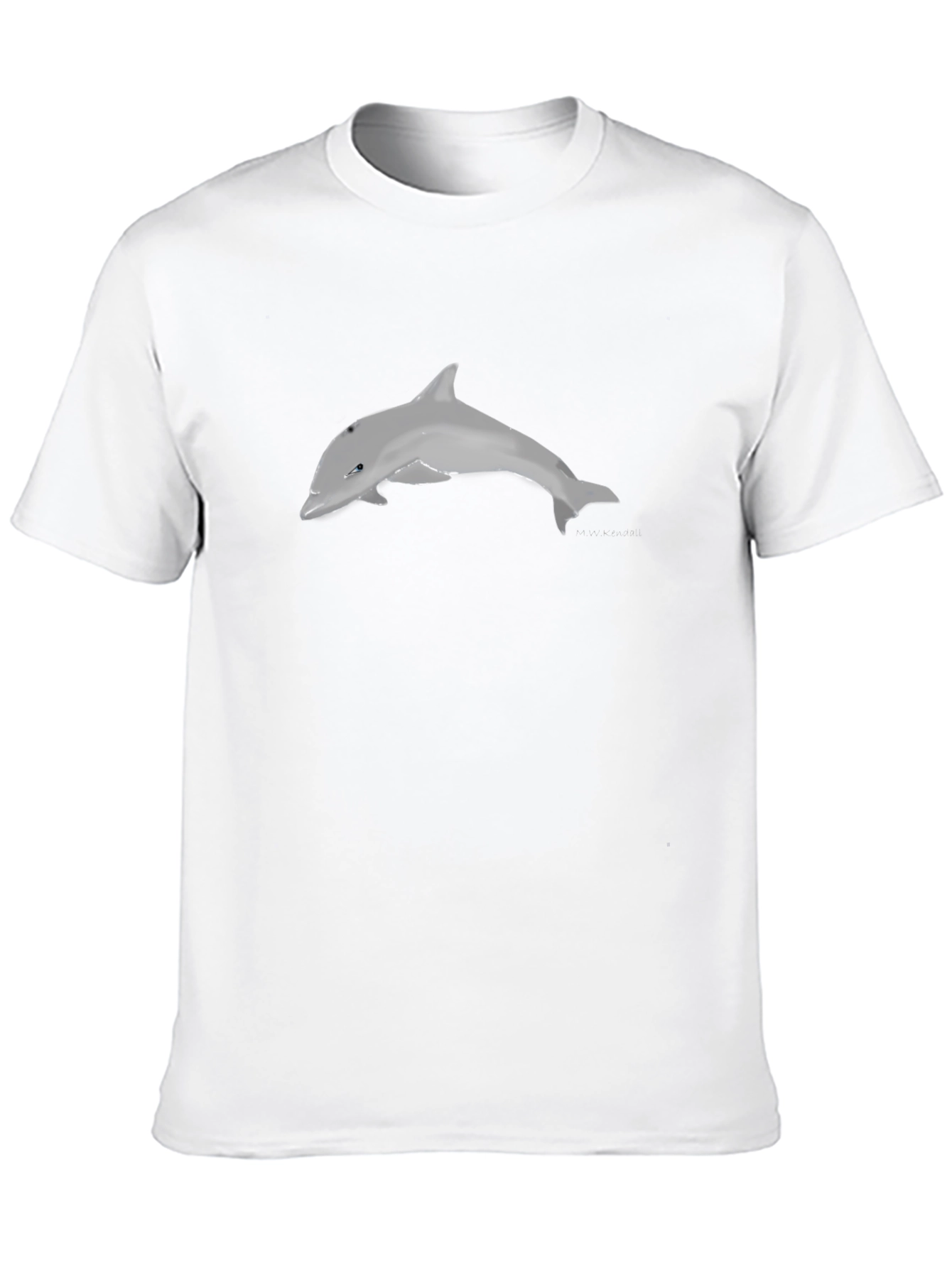 Dolphin Graphic Tee - Black Comfort Fit