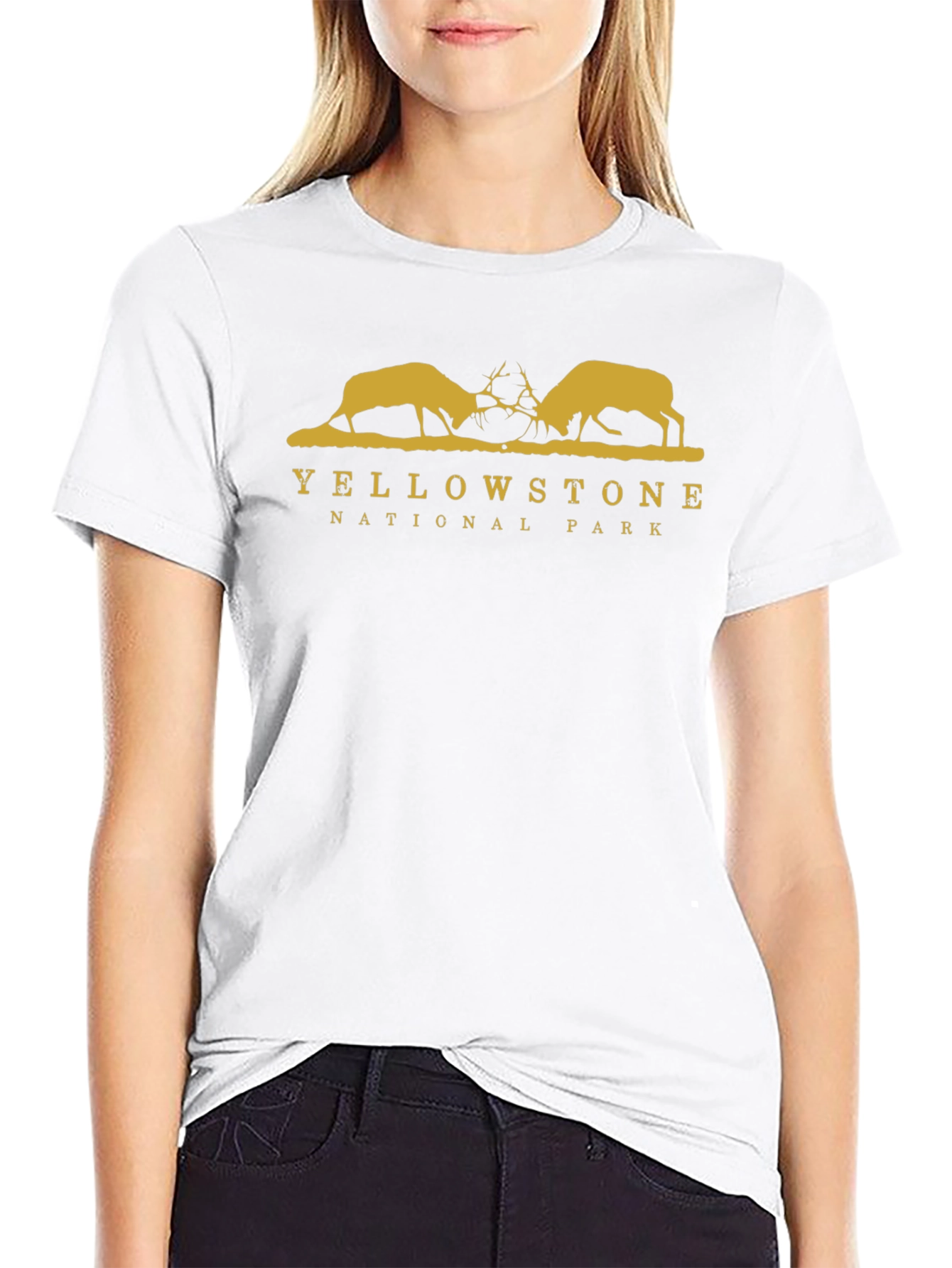 Yellowstone National Park Black T-Shirt