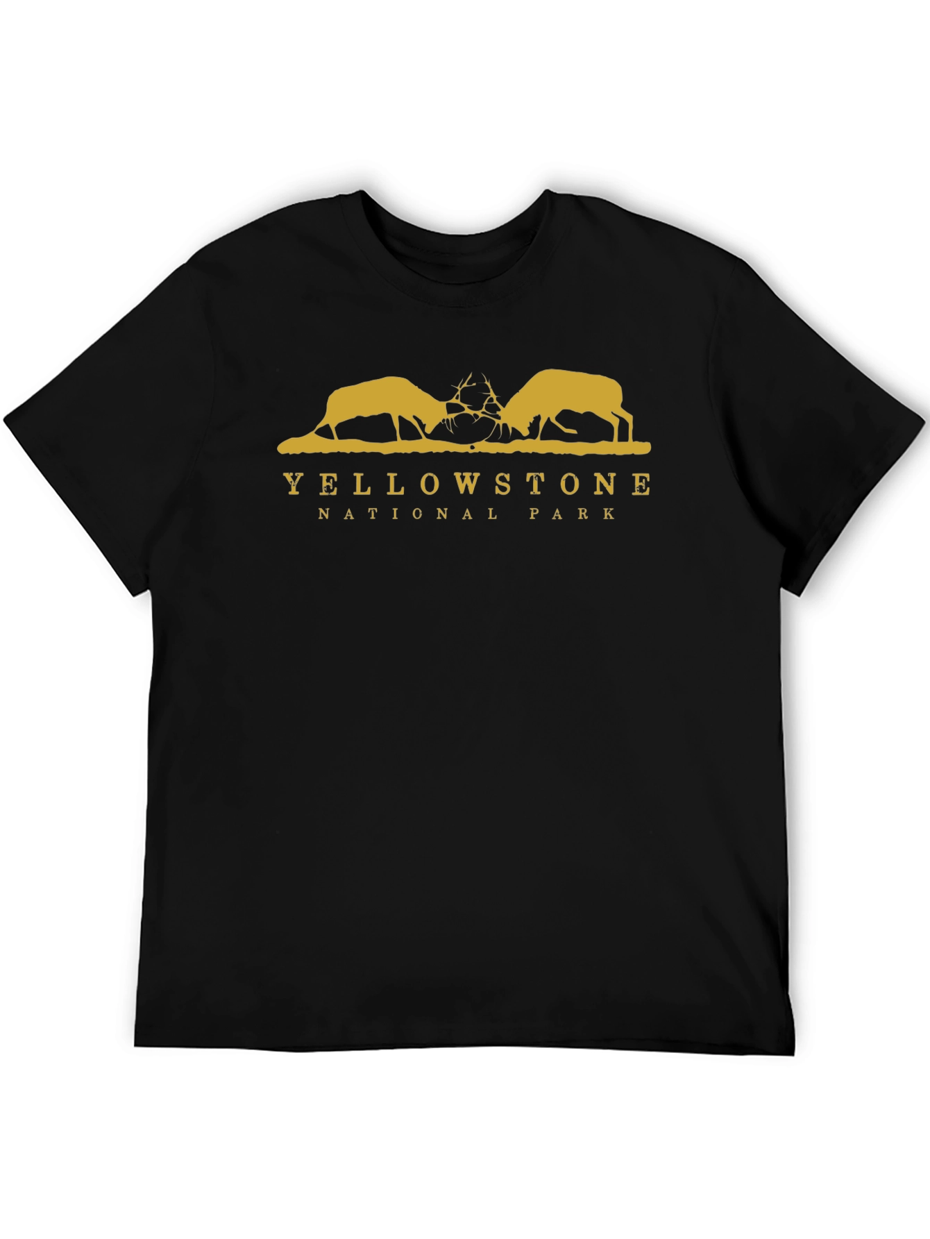 Yellowstone National Park Black T-Shirt