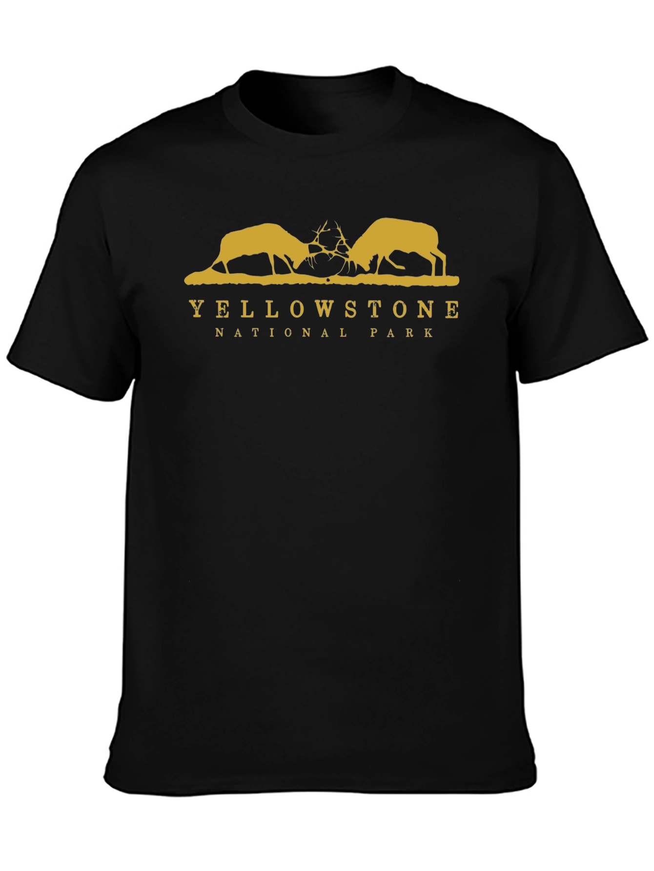 Yellowstone National Park Black T-Shirt