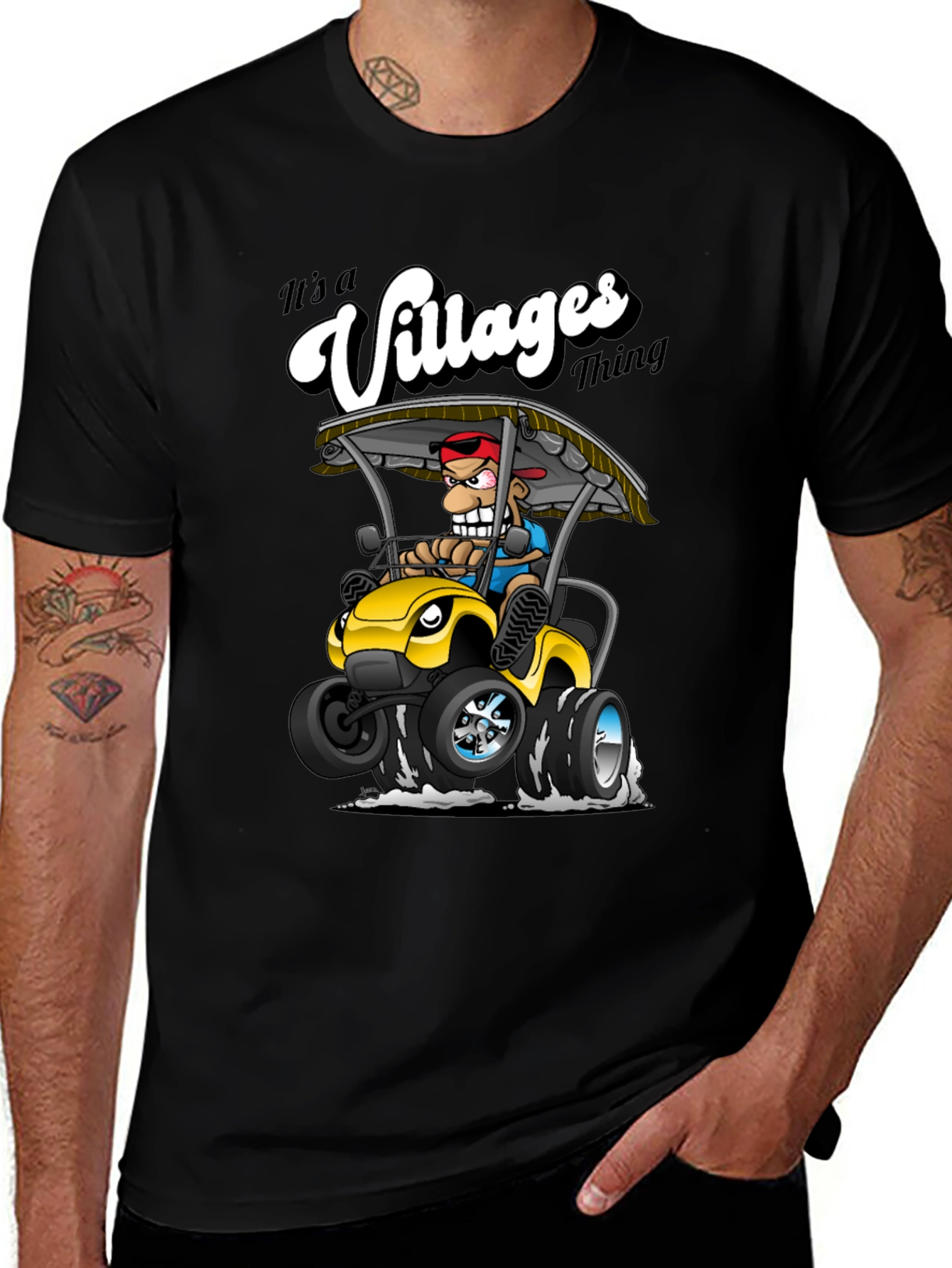 Its a Villages Thing Black T-Shirt