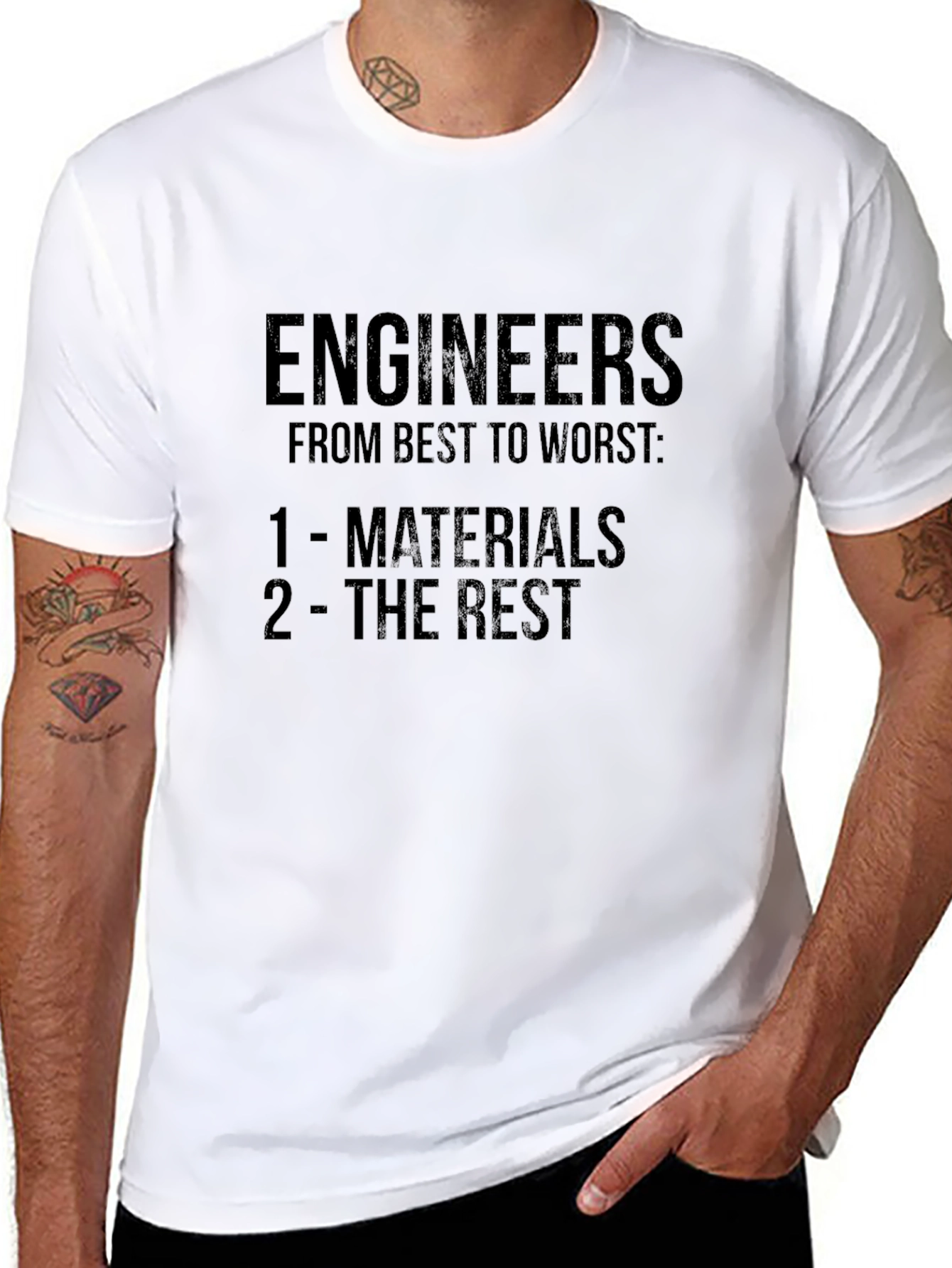 Engineers Materials Best To Worst T-Shirt