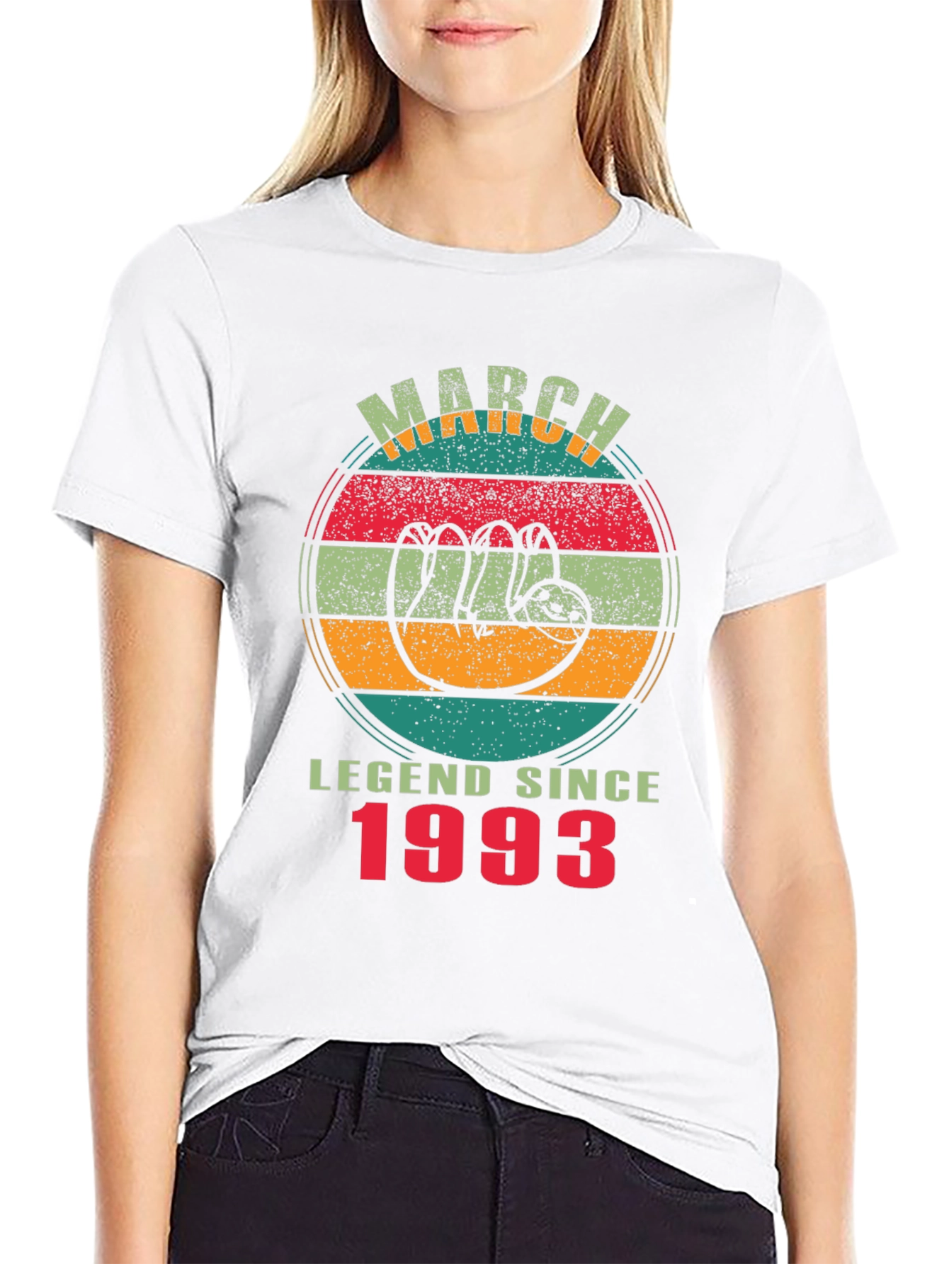 March Legend Since 1993 Sloth Graphic T-Shirt