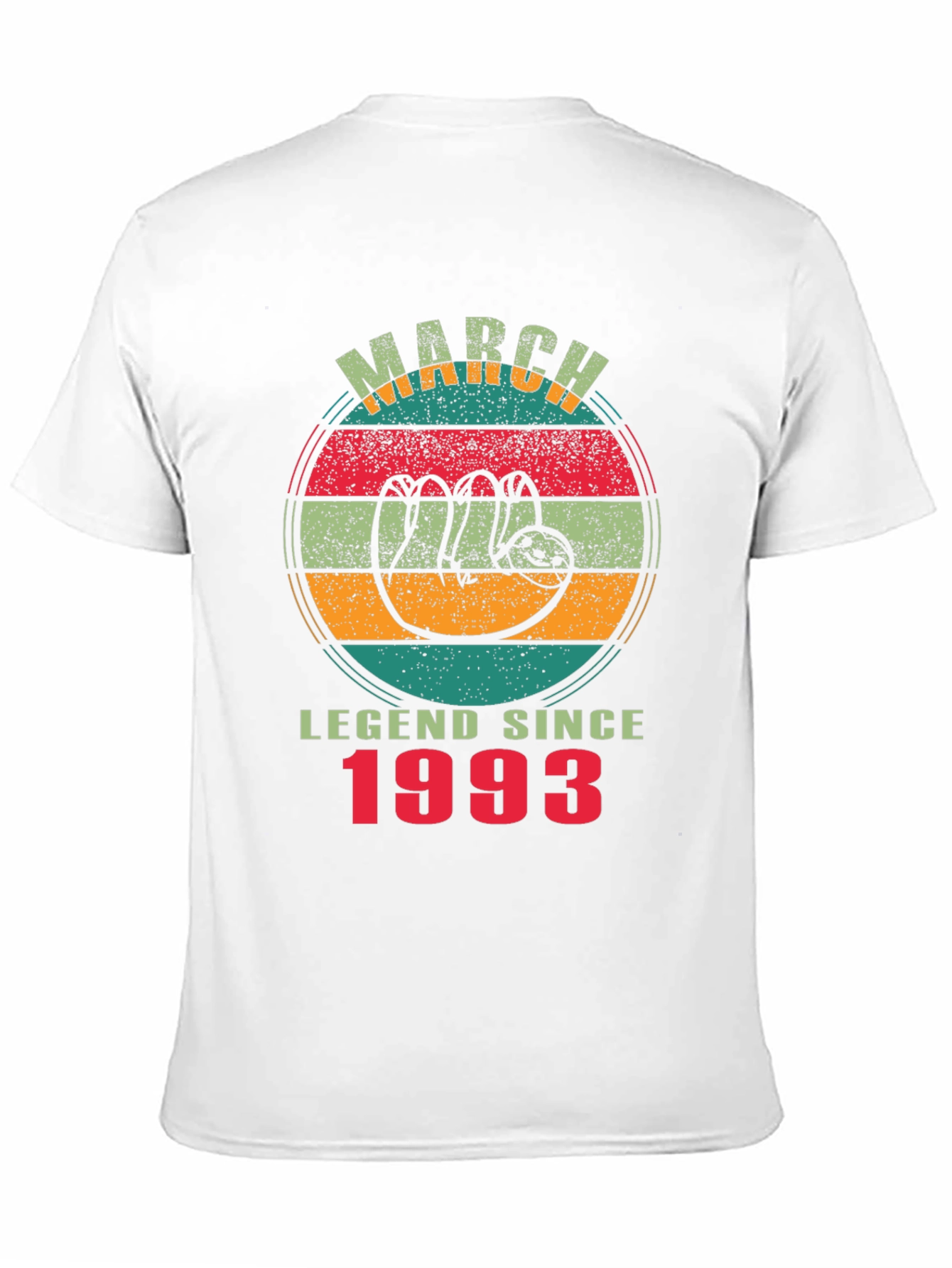 March Legend Since 1993 Sloth Graphic T-Shirt