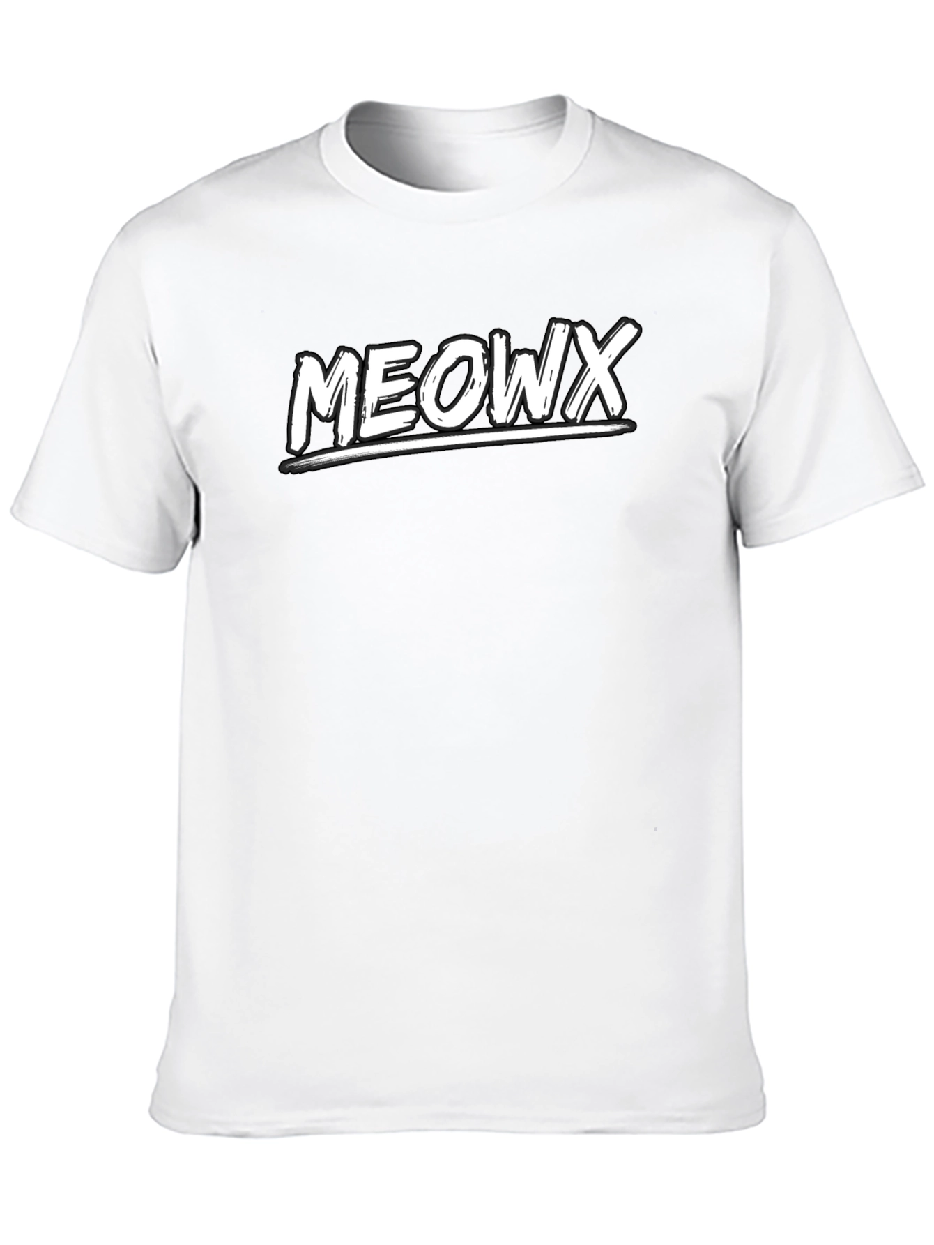 Meowx Graphic T-Shirt - Cool Cat Lover Tee