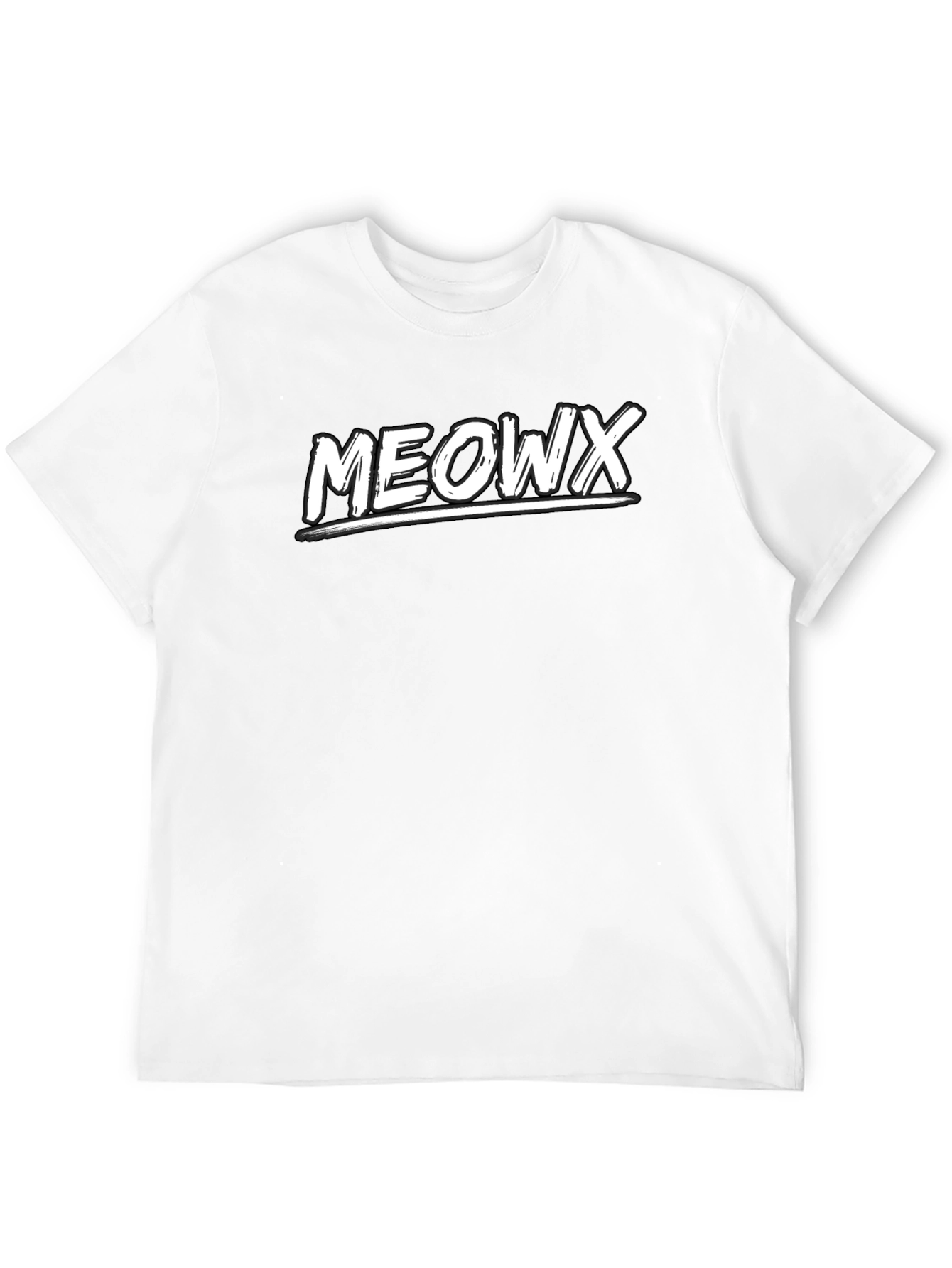 Meowx Graphic T-Shirt - Cool Cat Lover Tee