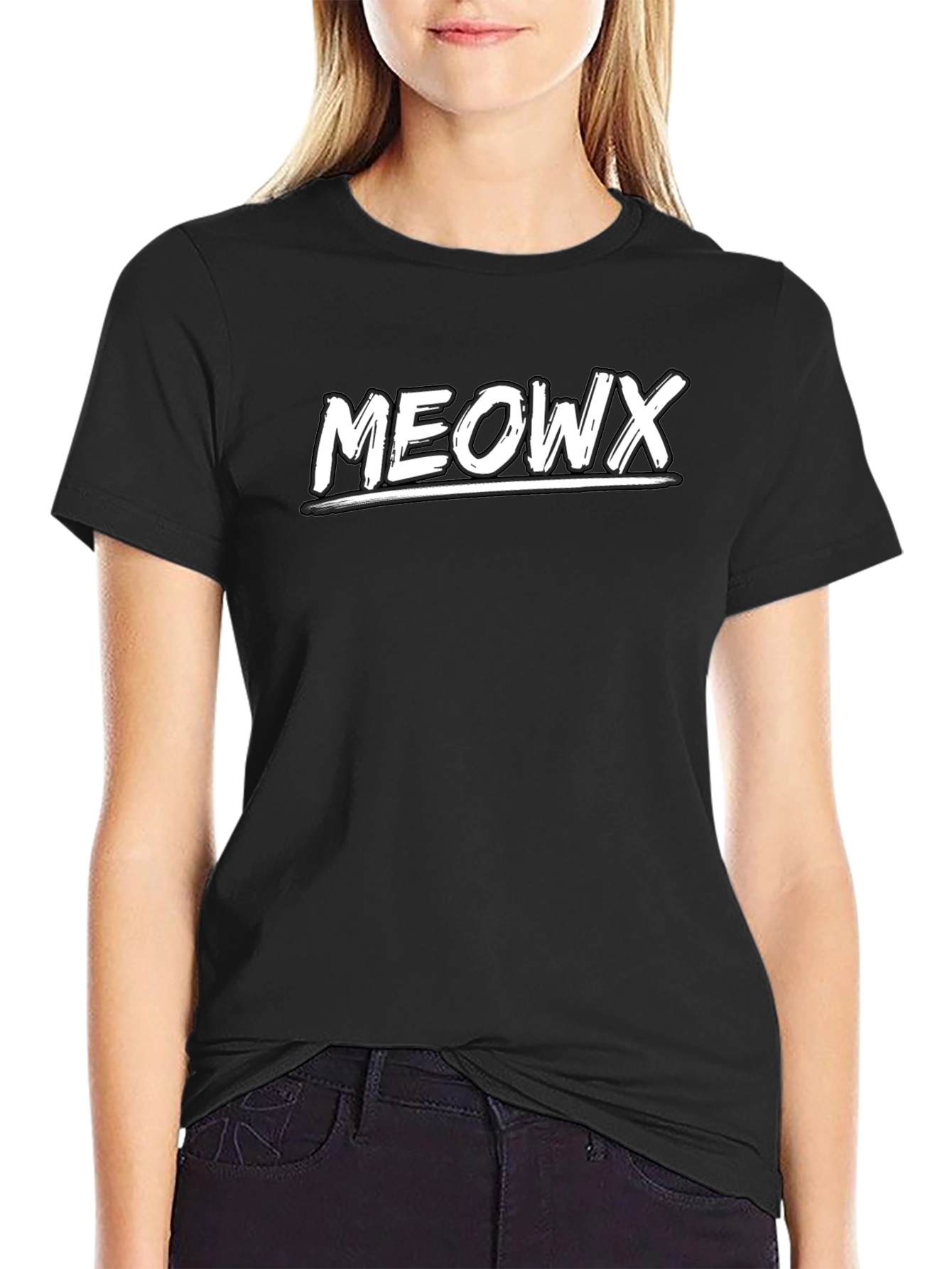 Meowx Graphic T-Shirt - Cool Cat Lover Tee