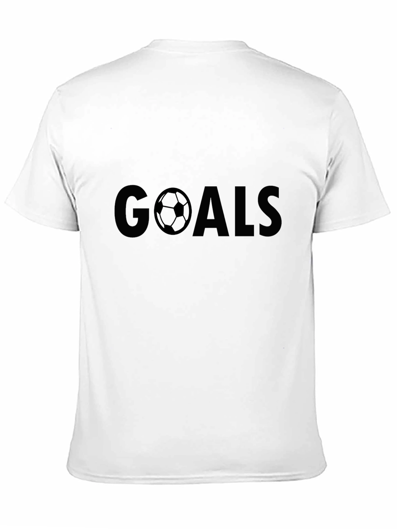 Goals Soccer Graphic T-Shirt - Black