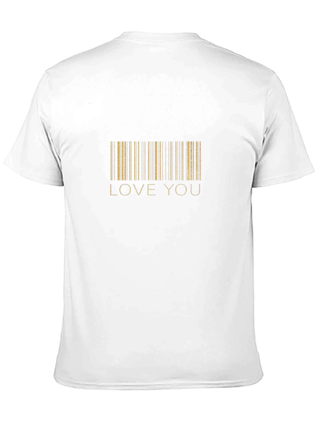 Love You Barcode Graphic T-Shirt