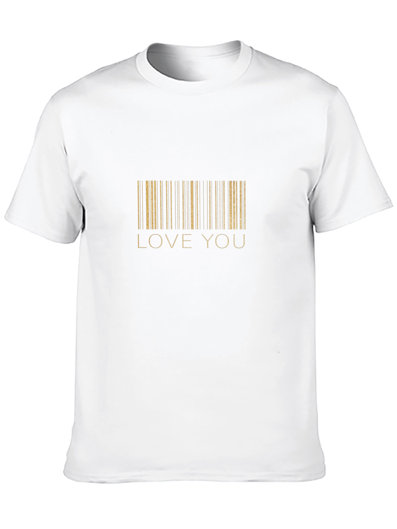 Love You Barcode Graphic T-Shirt