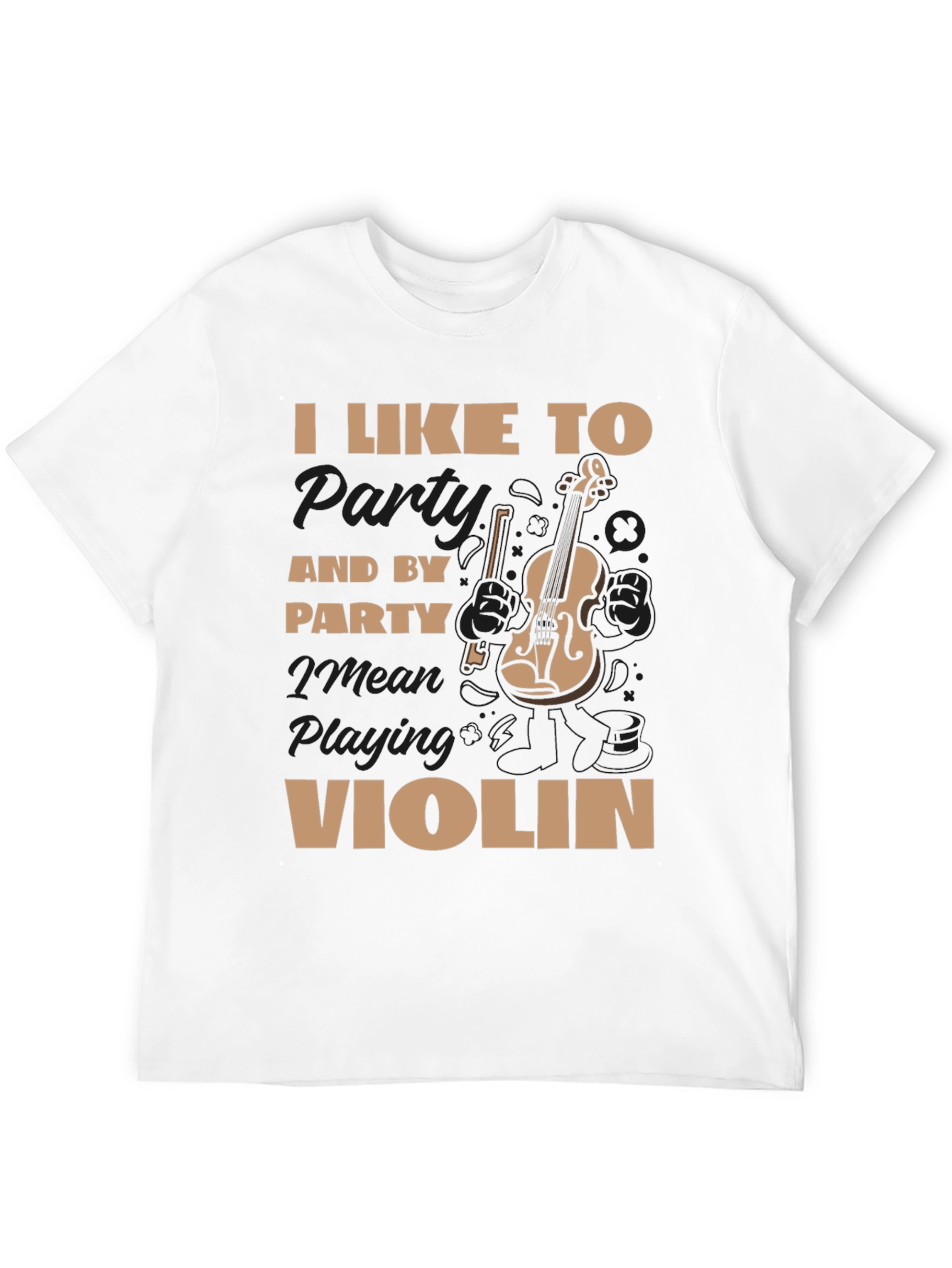 I Like To Party Violin T-Shirt