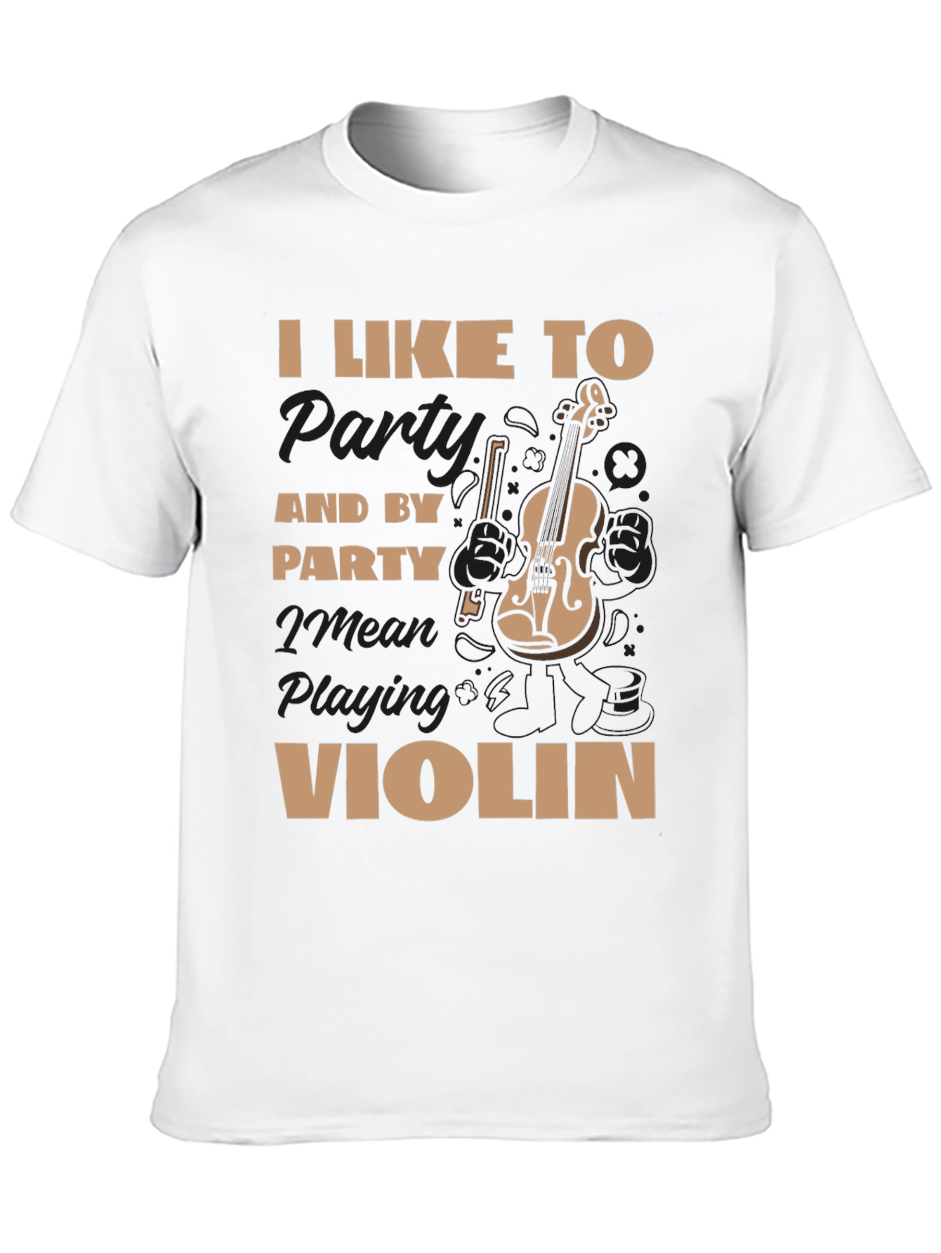I Like To Party Violin T-Shirt